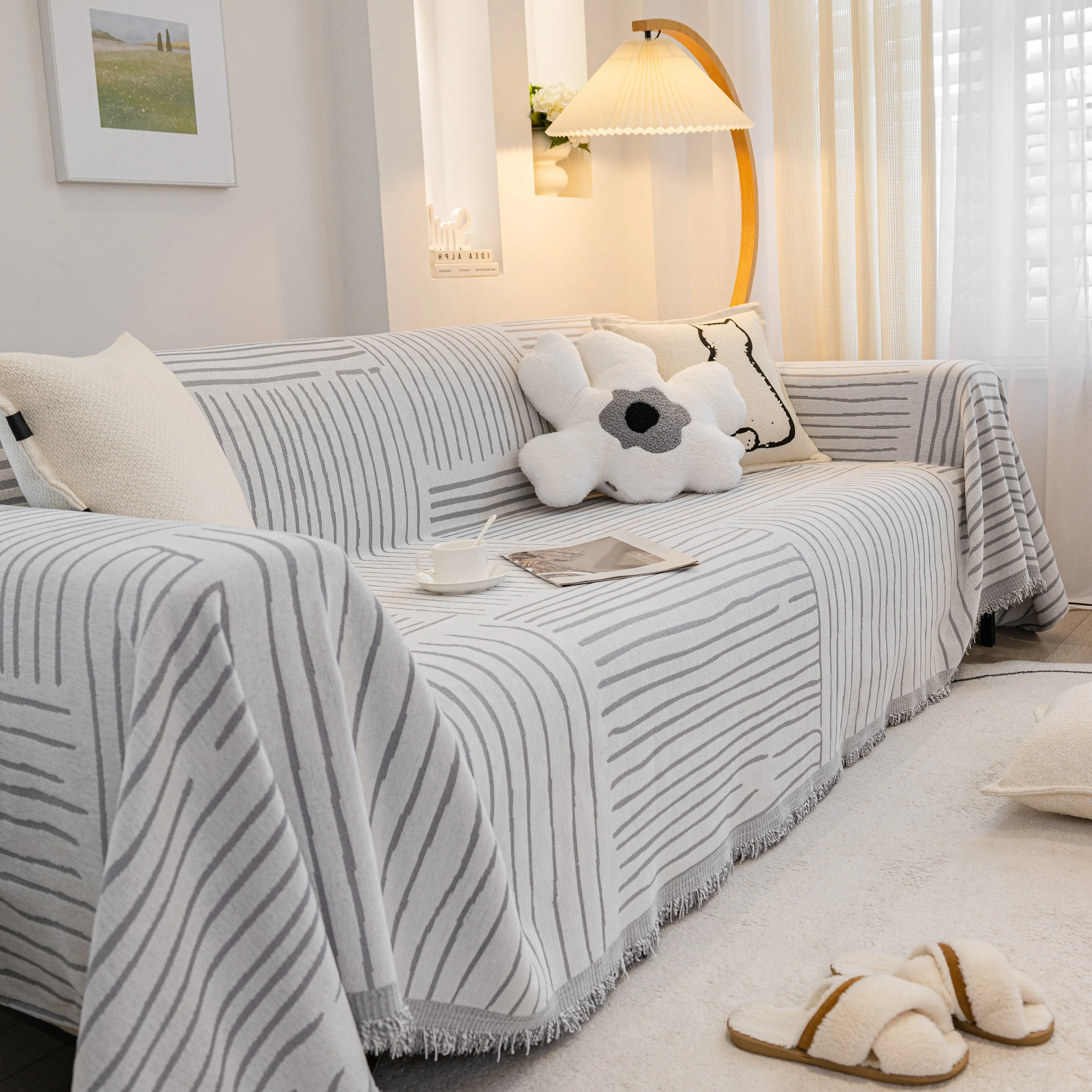 Furniture Pet Protector Couch Cover Throws for Sectional Couch, Couch Cover for Most Shape Sofas - Image 34