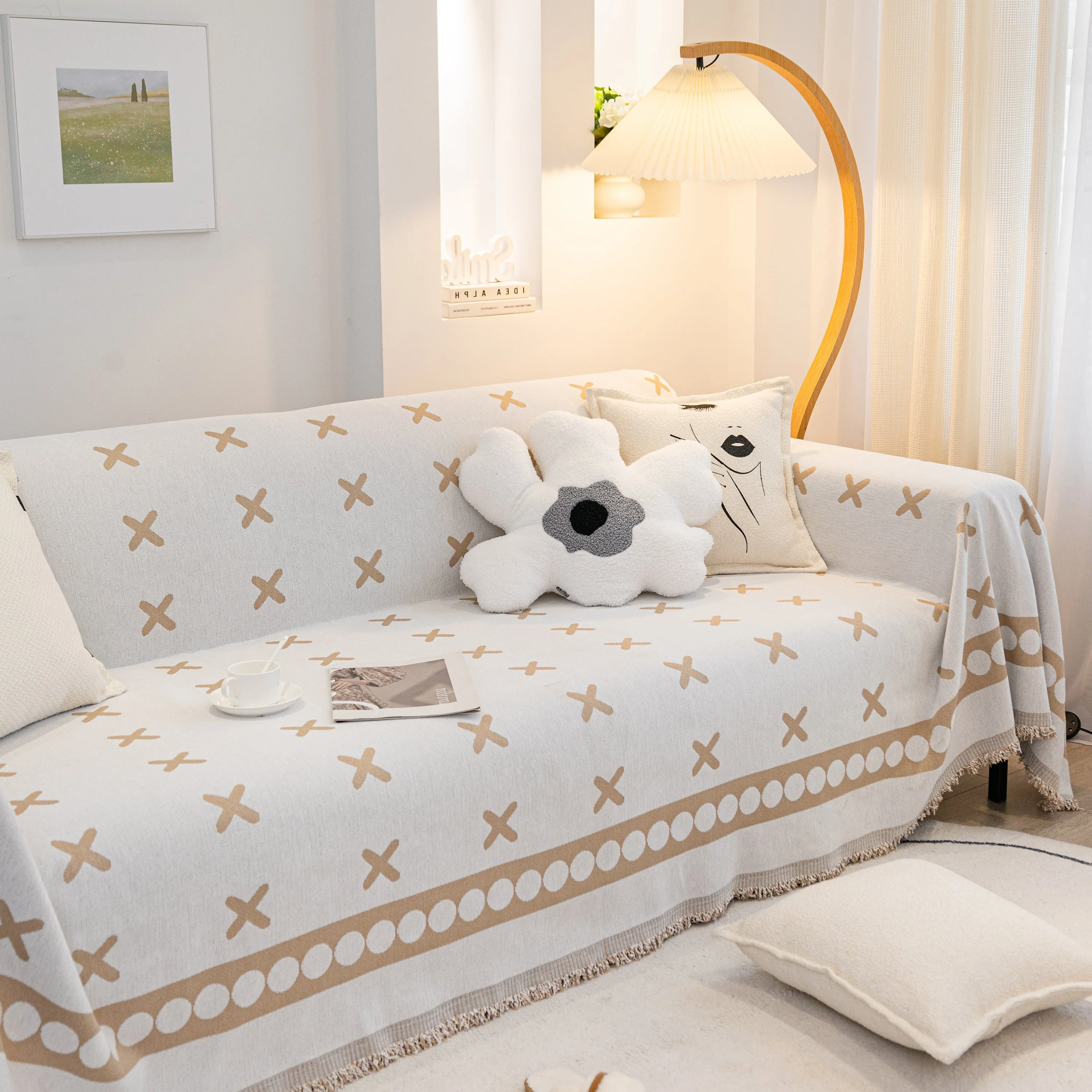 Furniture Pet Protector Couch Cover Throws for Sectional Couch, Couch Cover for Most Shape Sofas - Image 44