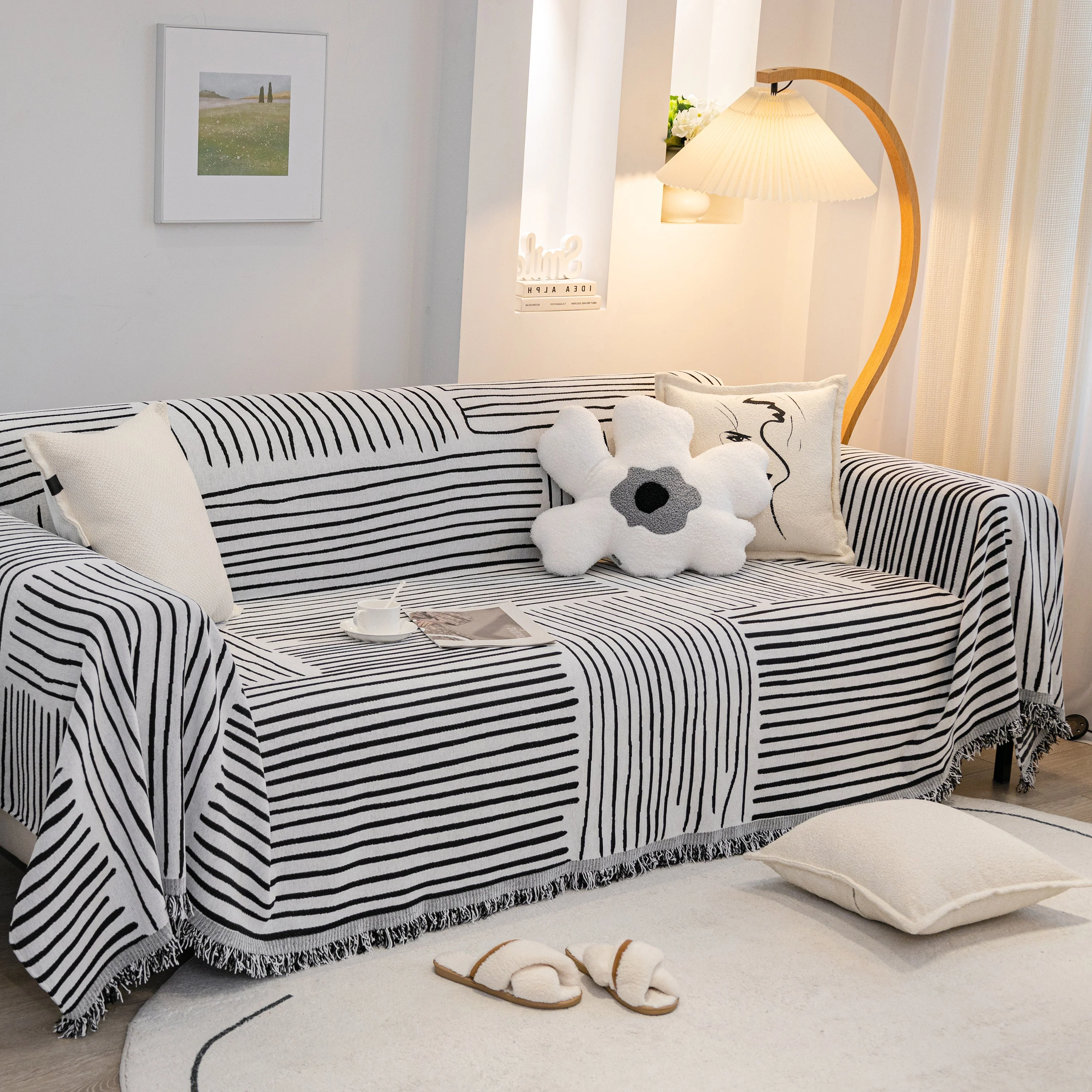 Furniture Pet Protector Couch Cover Throws for Sectional Couch, Couch Cover for Most Shape Sofas - Image 67