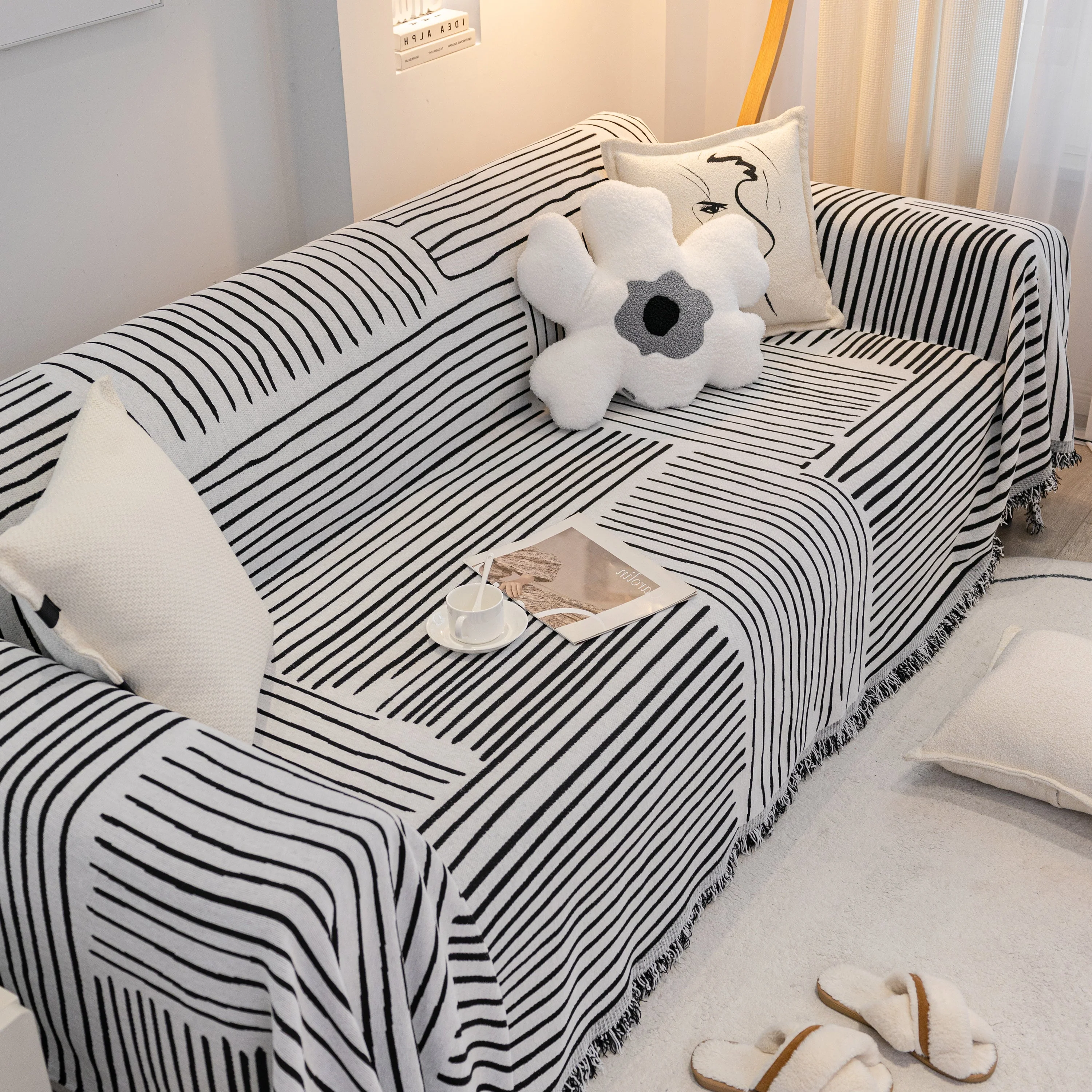 Furniture Pet Protector Couch Cover Throws for Sectional Couch, Couch Cover for Most Shape Sofas - Image 69