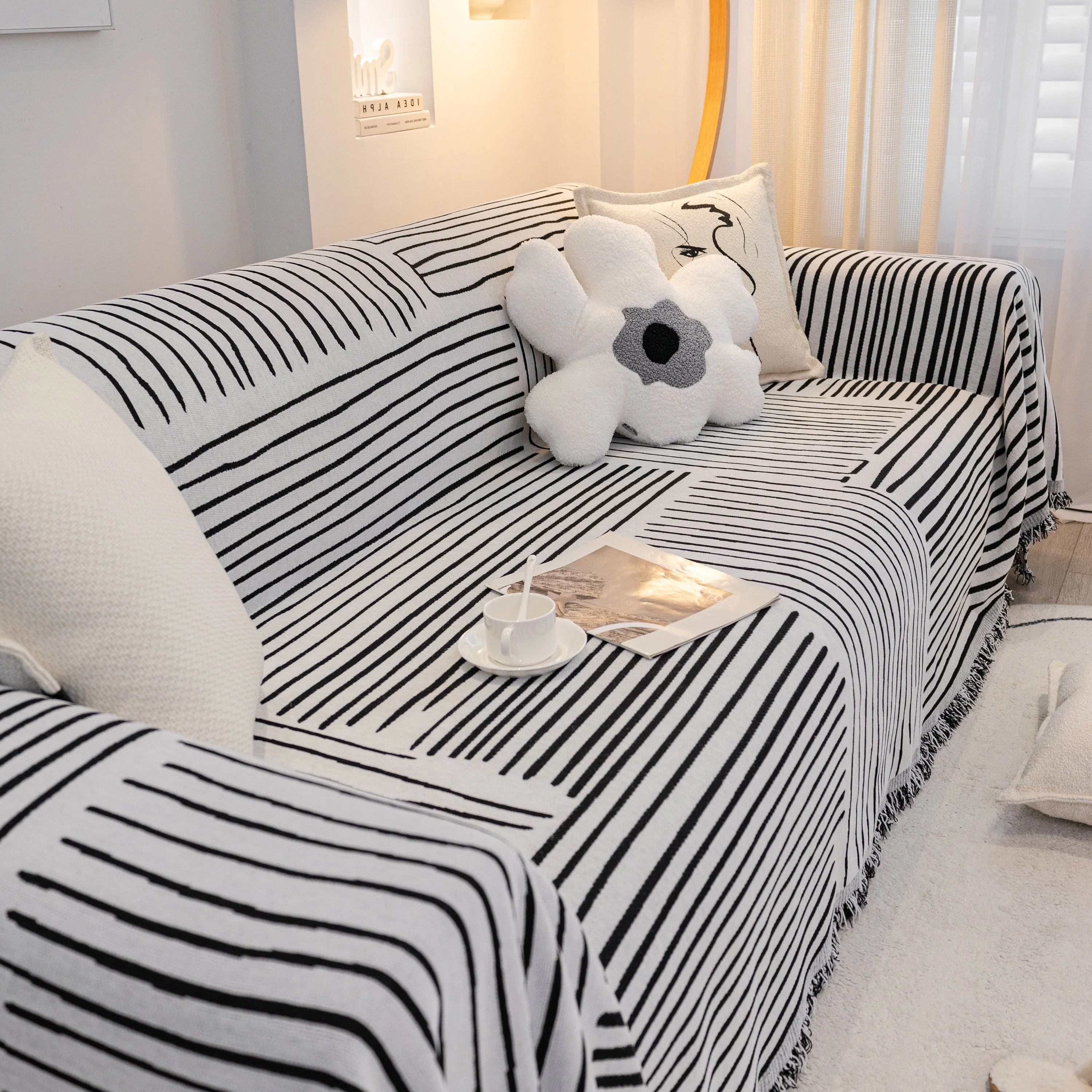 Furniture Pet Protector Couch Cover Throws for Sectional Couch, Couch Cover for Most Shape Sofas - Image 70