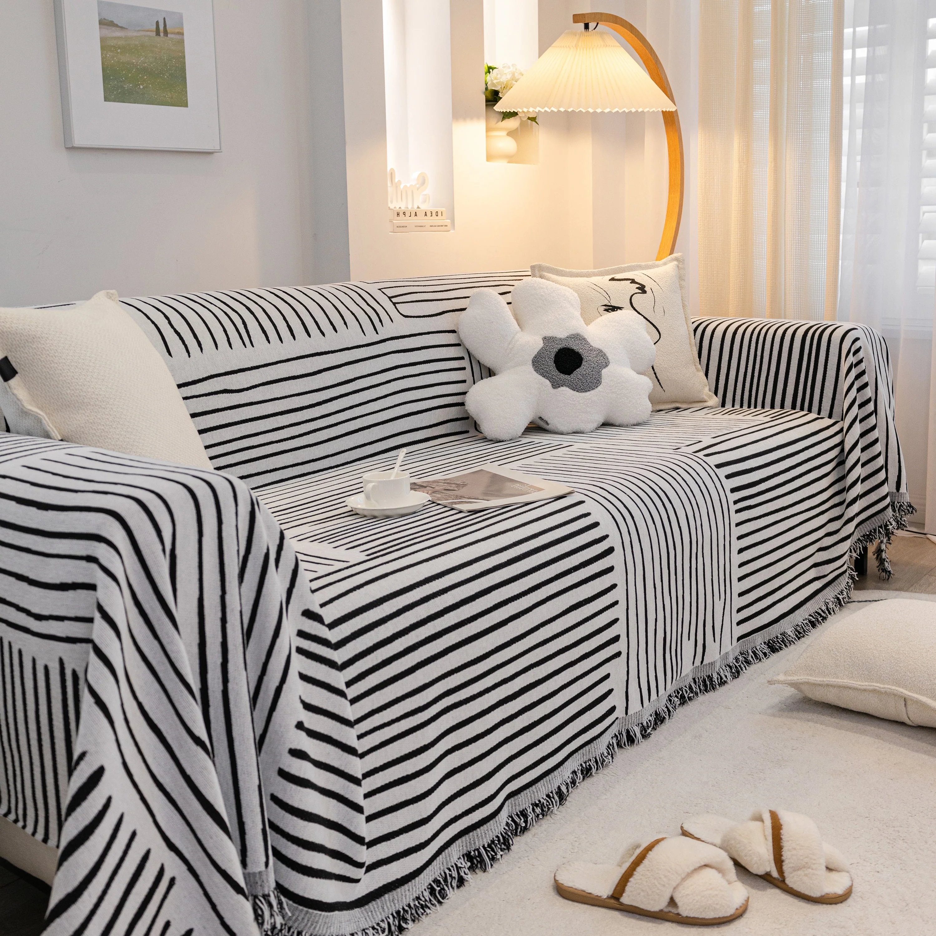 Furniture Pet Protector Couch Cover Throws for Sectional Couch, Couch Cover for Most Shape Sofas - Image 75