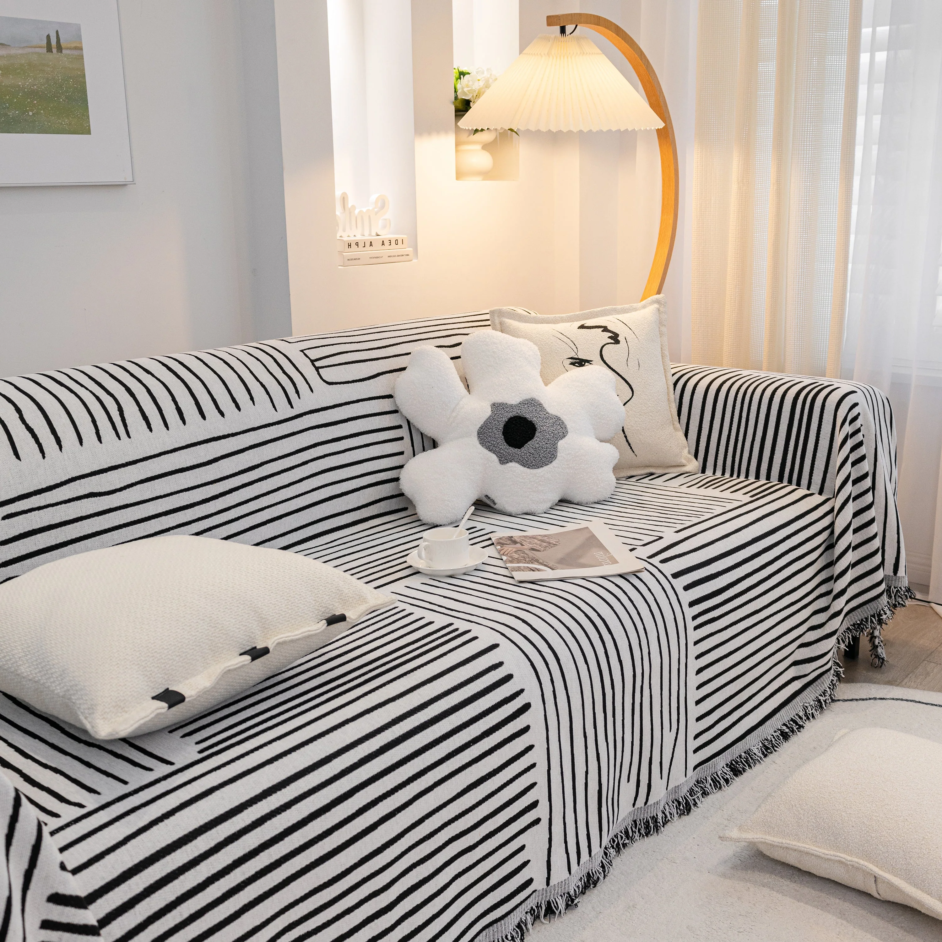 Furniture Pet Protector Couch Cover Throws for Sectional Couch, Couch Cover for Most Shape Sofas - Image 79