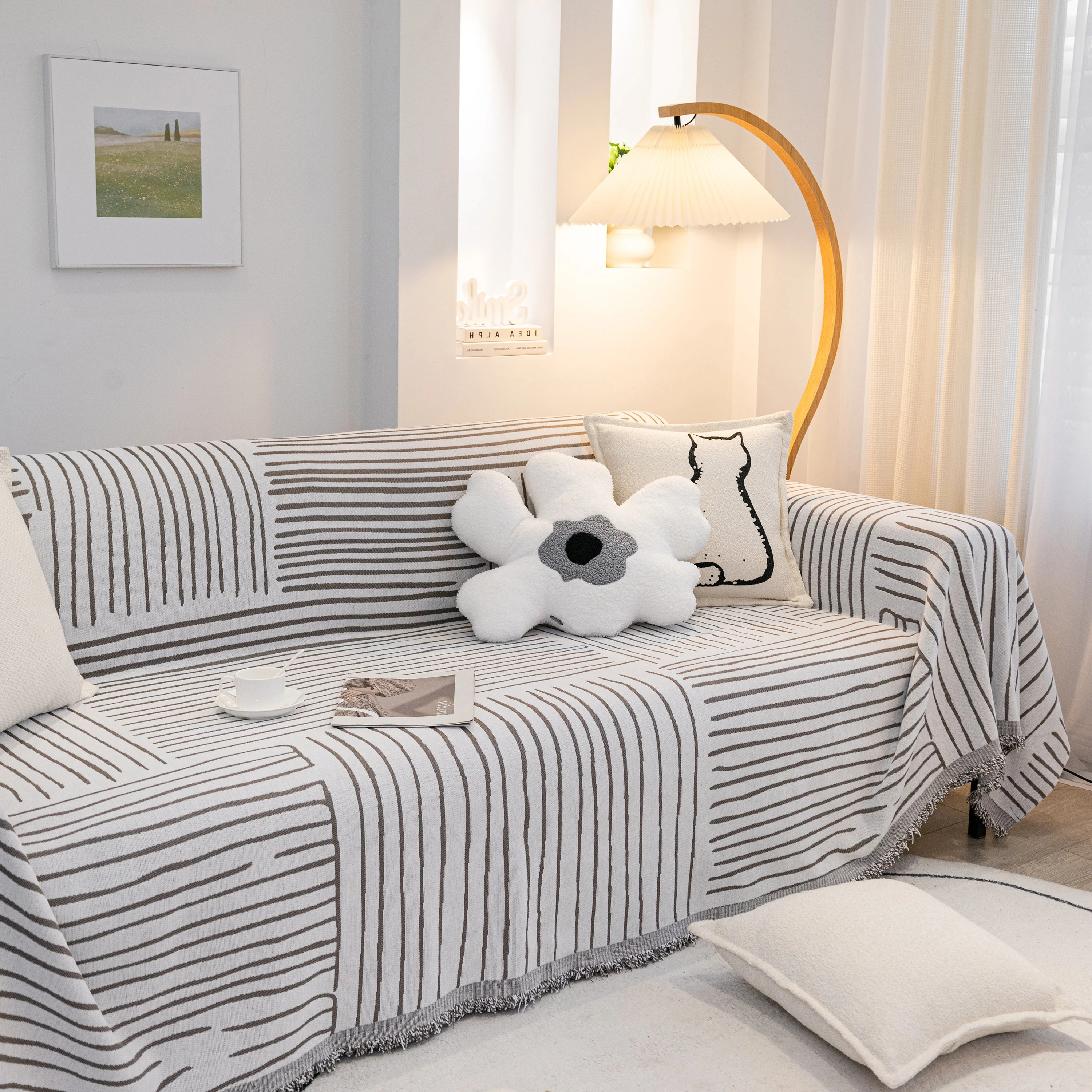 Furniture Pet Protector Couch Cover Throws for Sectional Couch, Couch Cover for Most Shape Sofas - Image 8