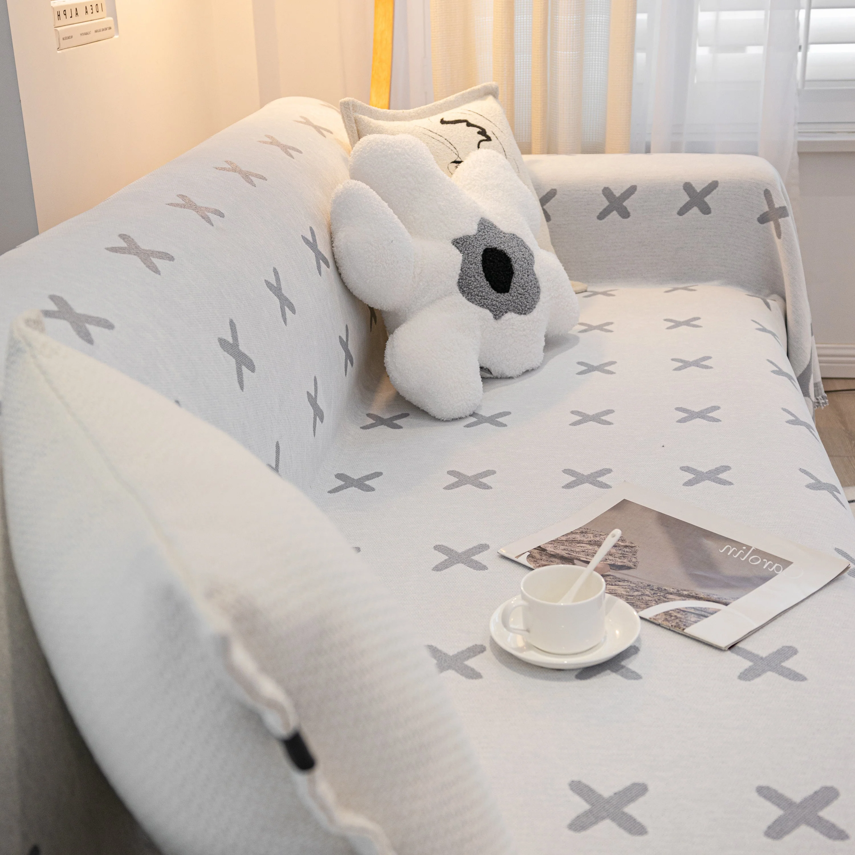 Furniture Pet Protector Couch Cover Throws for Sectional Couch, Couch Cover for Most Shape Sofas - Image 95