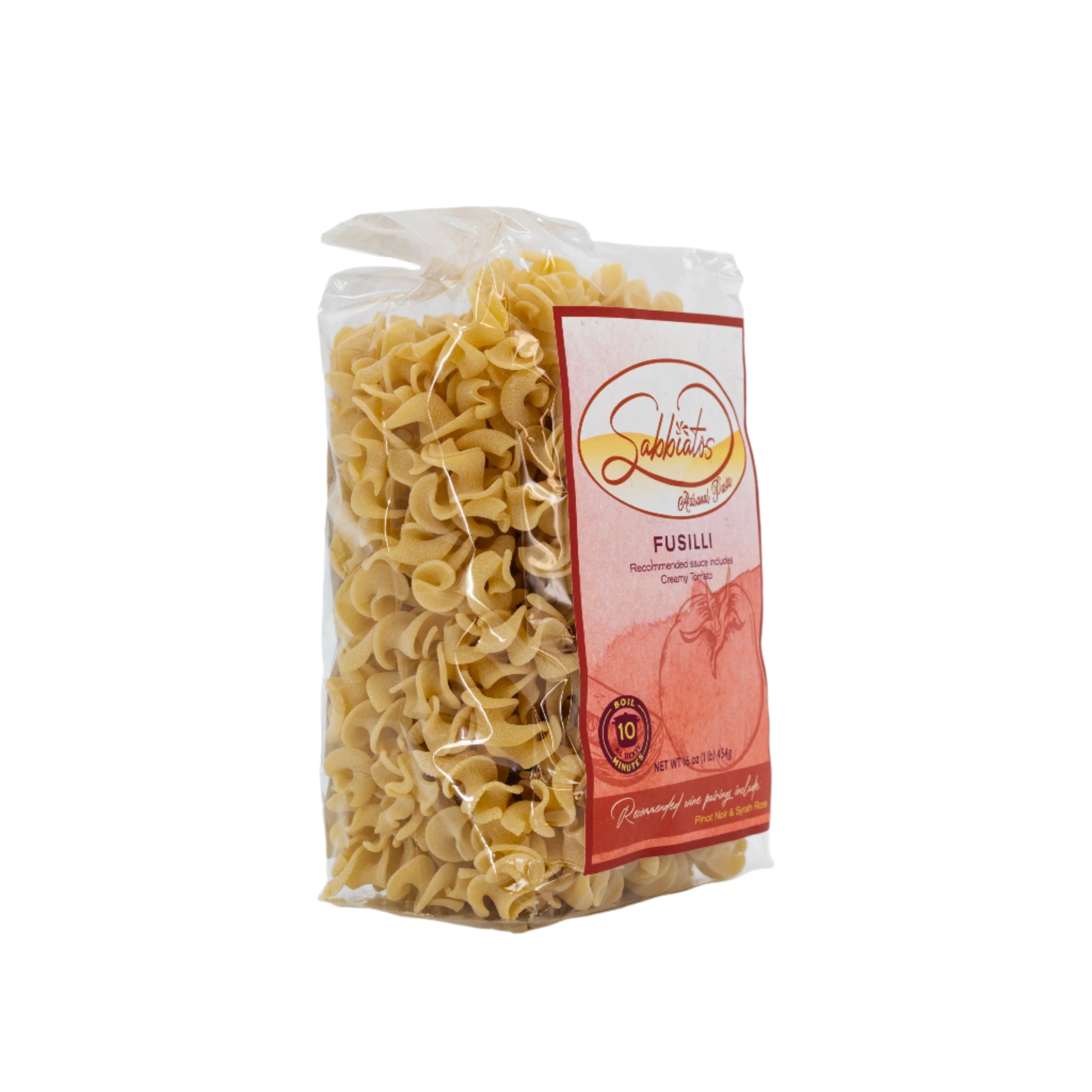 Fusilli Pasta | 16 oz | Pack of 2 | Sabbiatos - Image 3