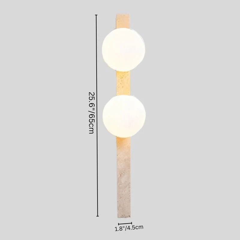Fyris Travertine Wall Lamp - Image 12