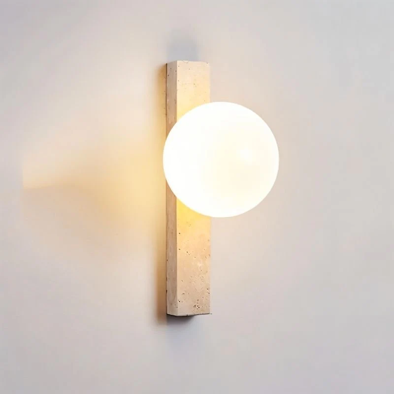 Fyris Travertine Wall Lamp - Image 4
