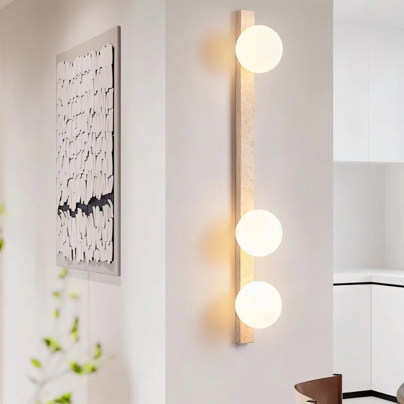 Fyris Travertine Wall Lamp - Image 6