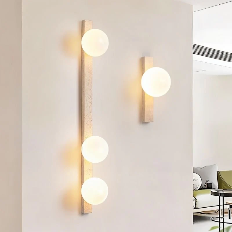 Fyris Travertine Wall Lamp - Image 8