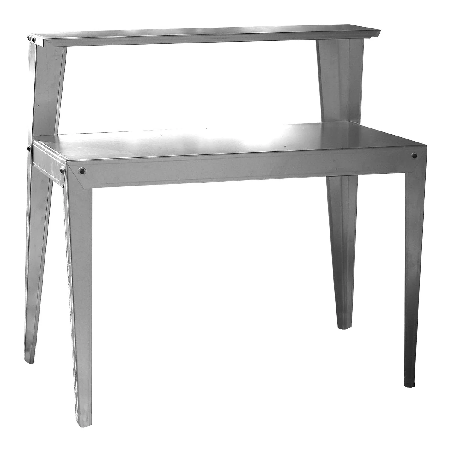Galvanized Steel Potting Bench Garden Workstation Rack Table - Image 3