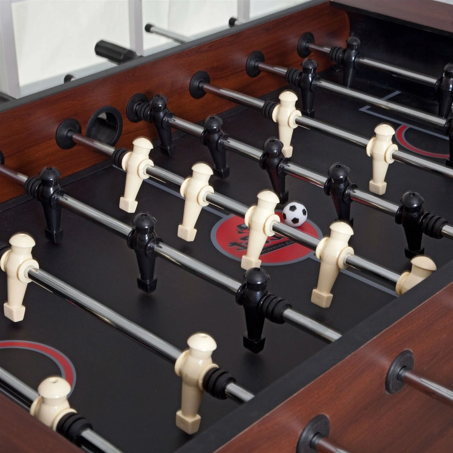 Game Time 55-inch Foosball Table with 4 Soccer Balls - Image 2