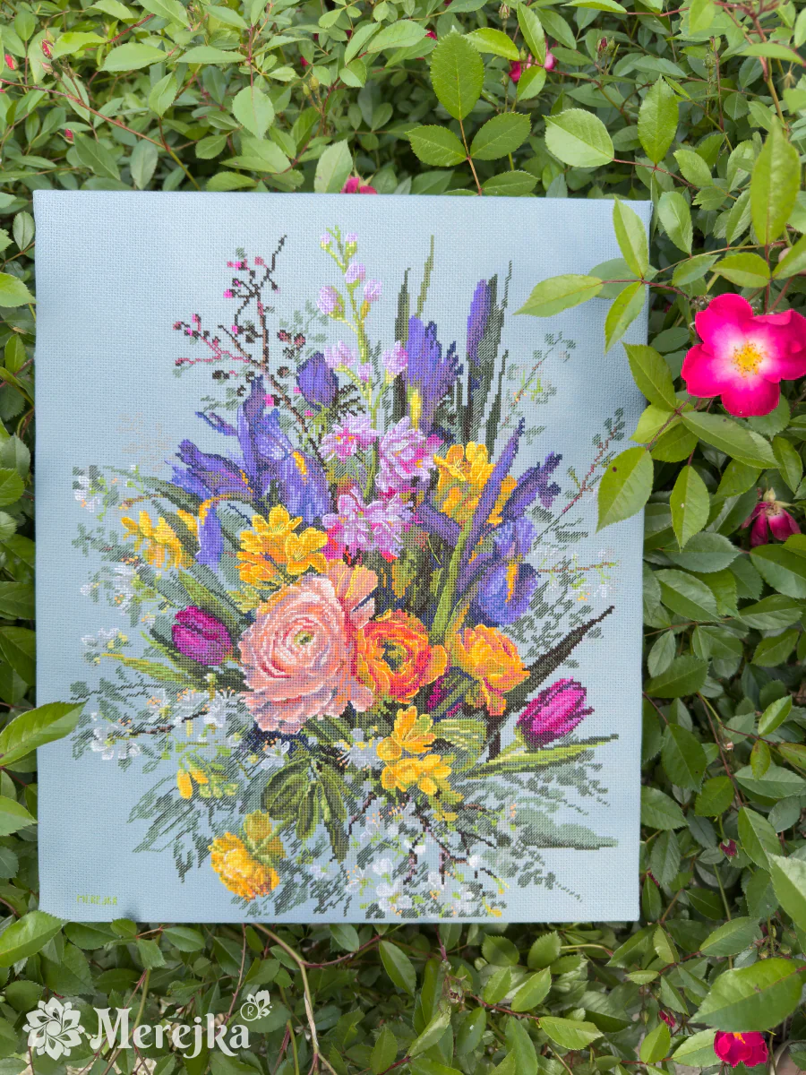 Garden Awakening K-271 Counted Cross-Stitch Kit - Image 6