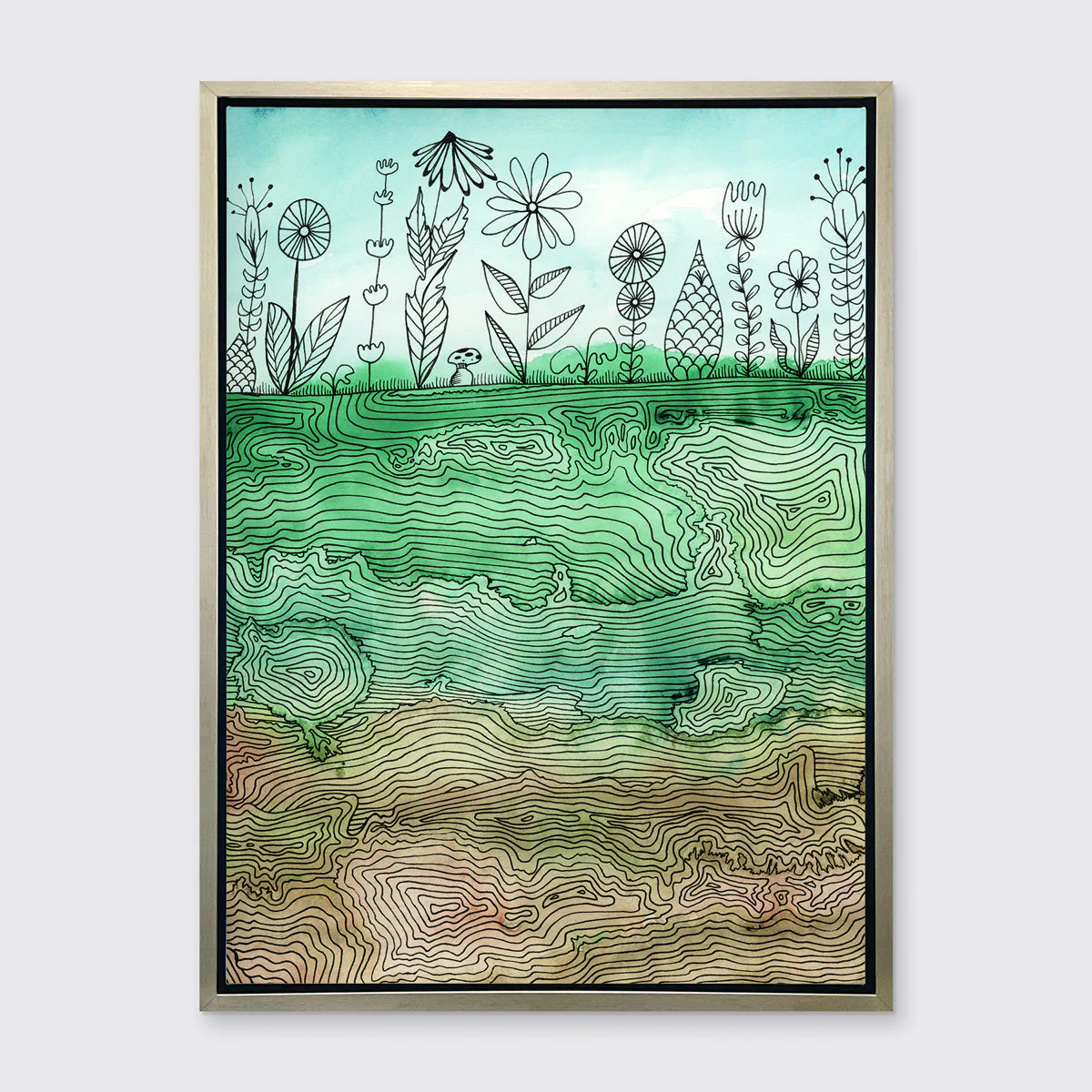 Garden Strata - Open Edition Canvas Print