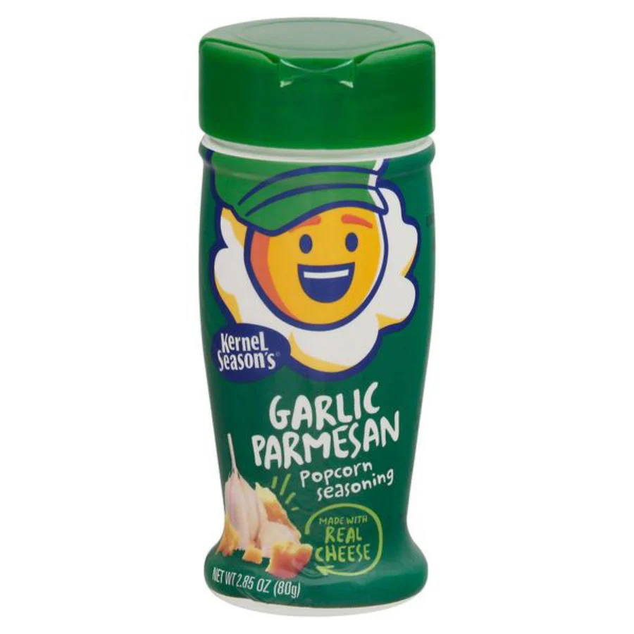 Garlic Parmesan Popcorn Seasoning | Pack of 2 | 2.85 oz | Popcorn County USA | North Loup Valley - Image 2