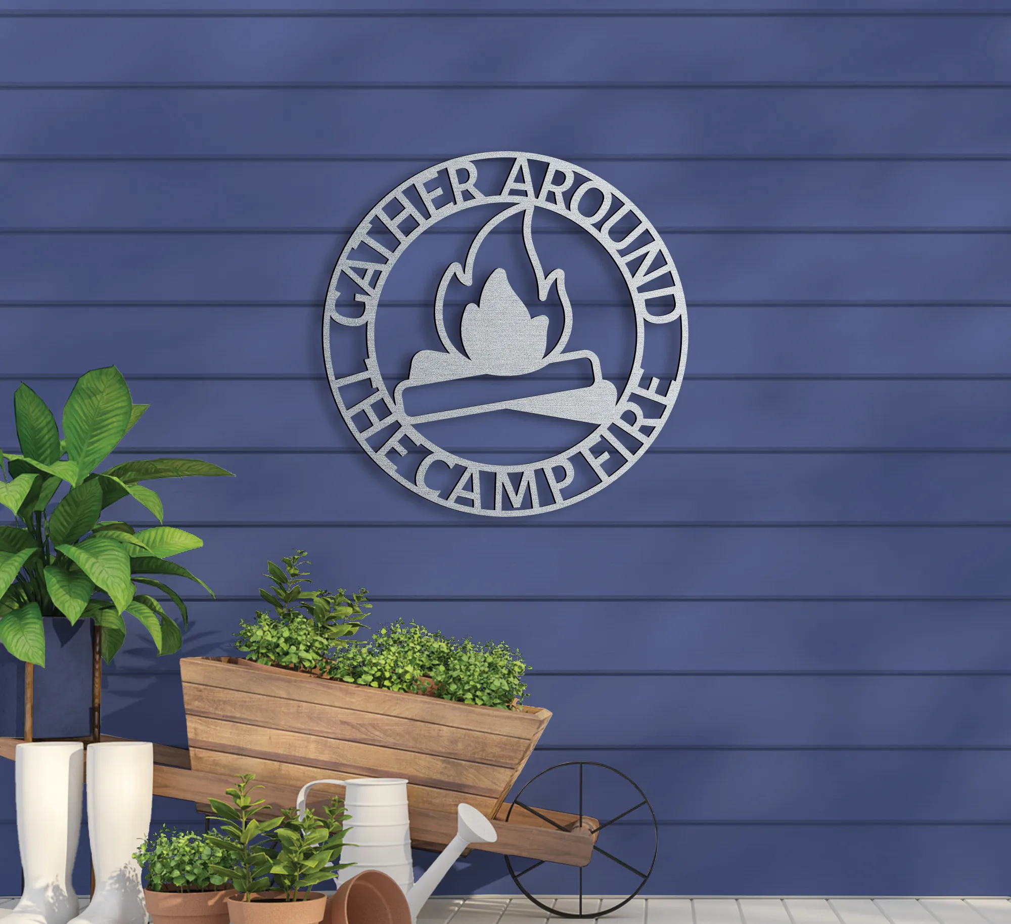 Gather Round the Campfire Sign - Image 2