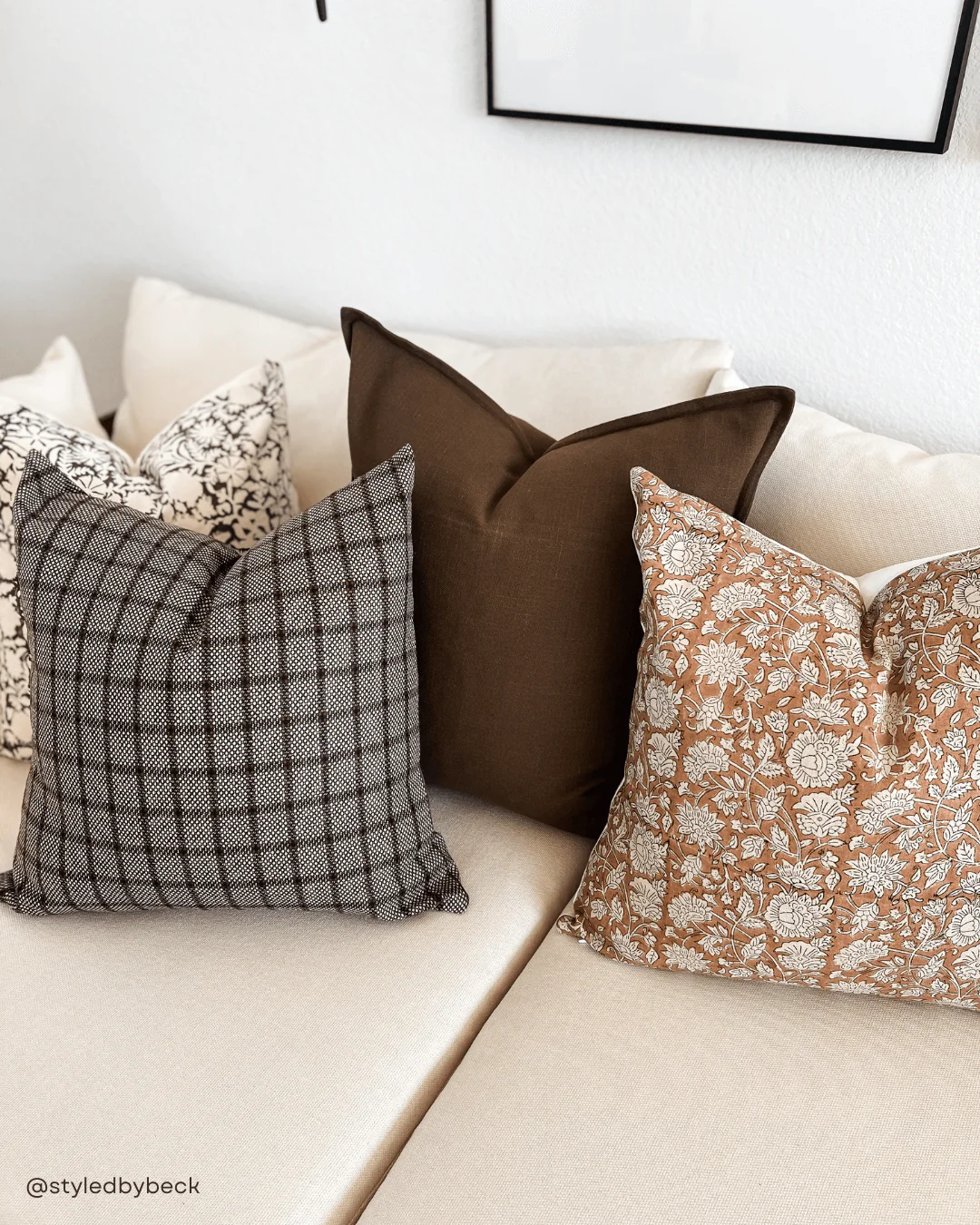 Gávea Solid Color Pillow Cover | Brown - Image 5