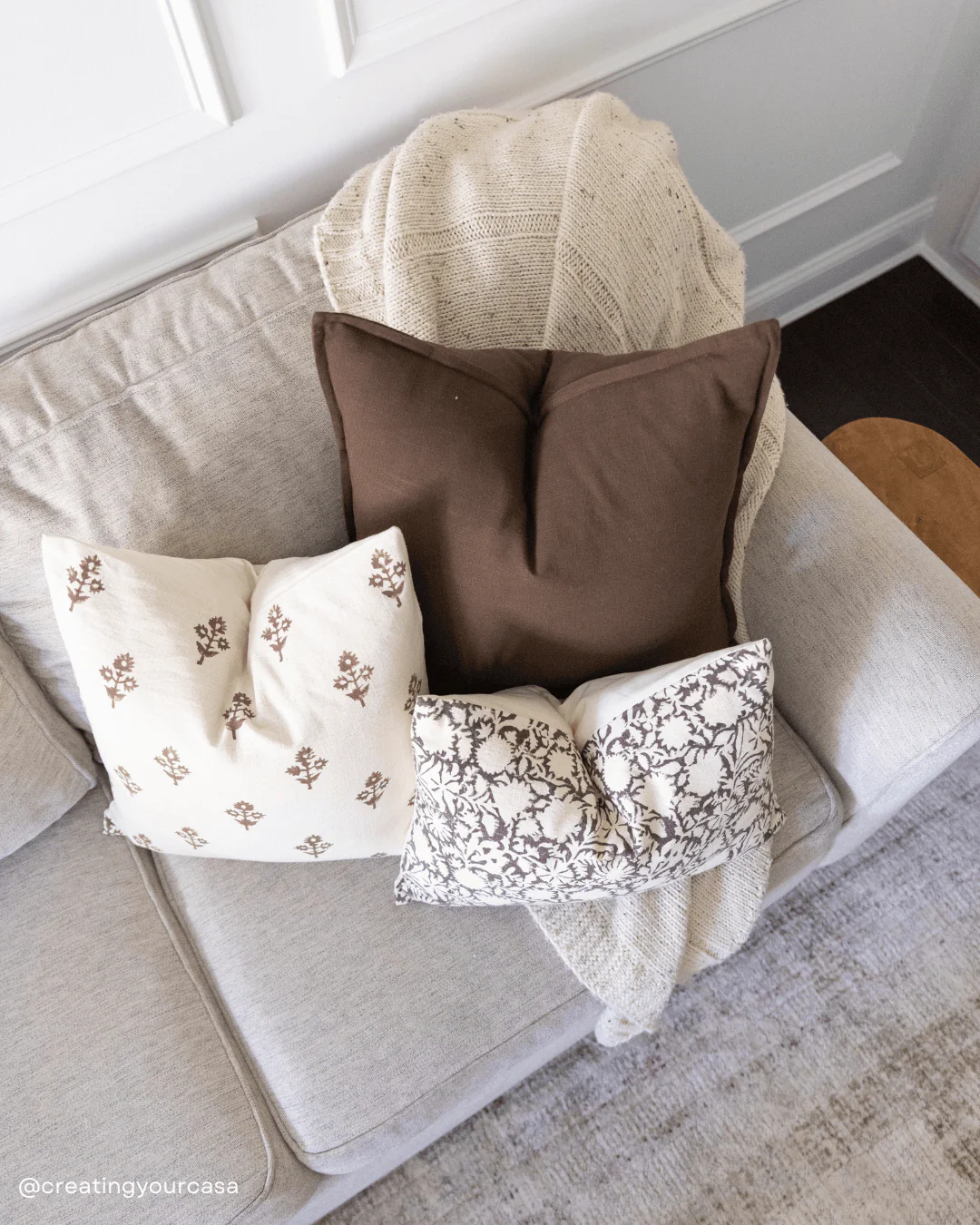 Gávea Solid Color Pillow Cover | Brown - Image 7