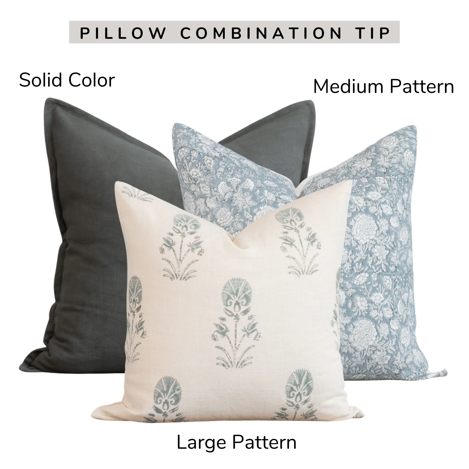 Gávea Solid Color Pillow Cover | Charcoal Gray - Image 13