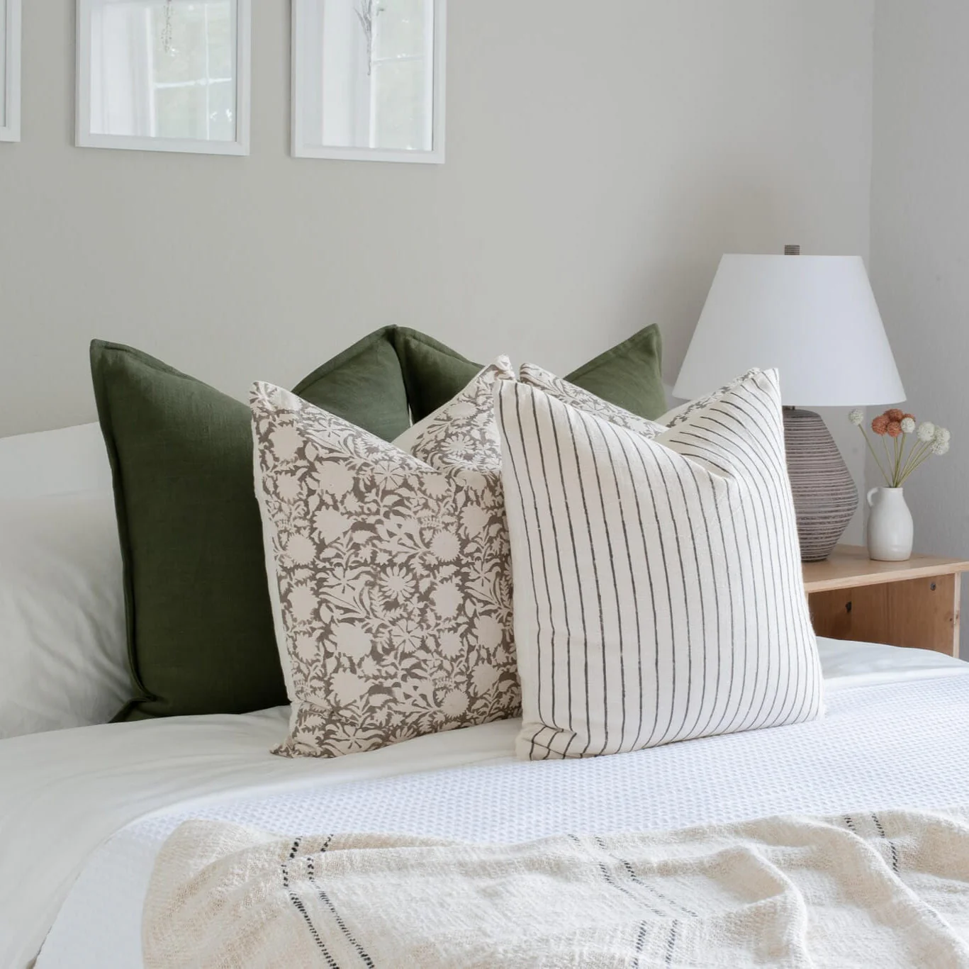 Gávea Solid Color Pillow Cover | Olive Green - Image 11