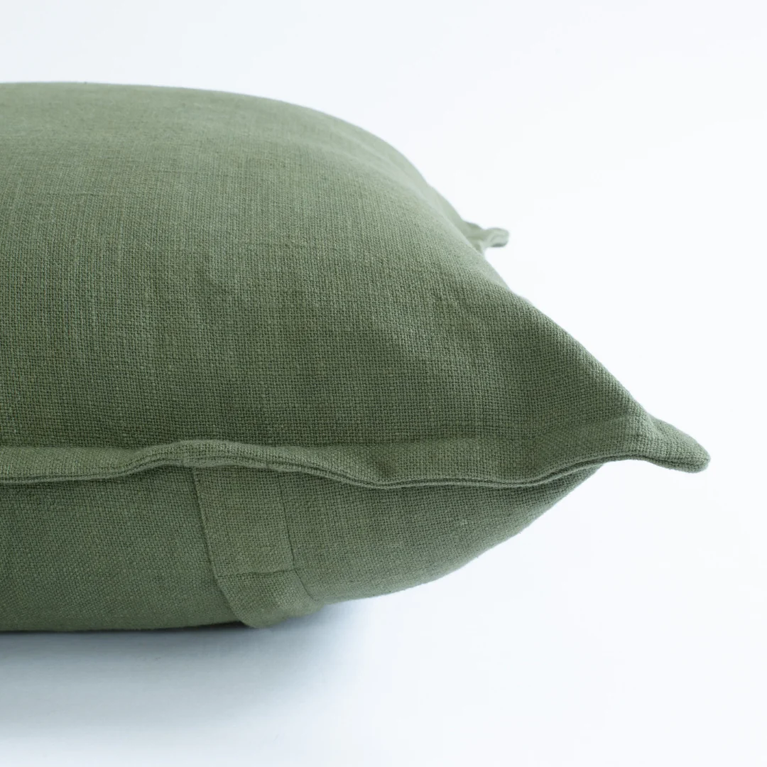 Gávea Solid Color Pillow Cover | Olive Green - Image 12