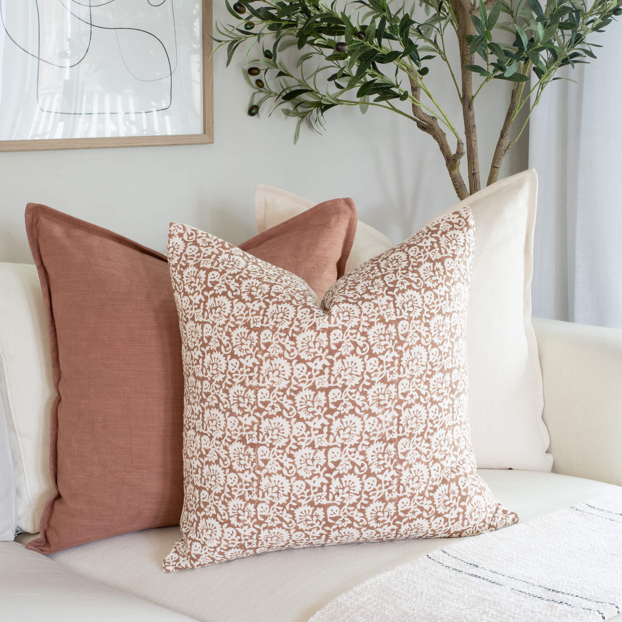 Gávea Solid Color Pillow Cover | Terracotta - Image 6