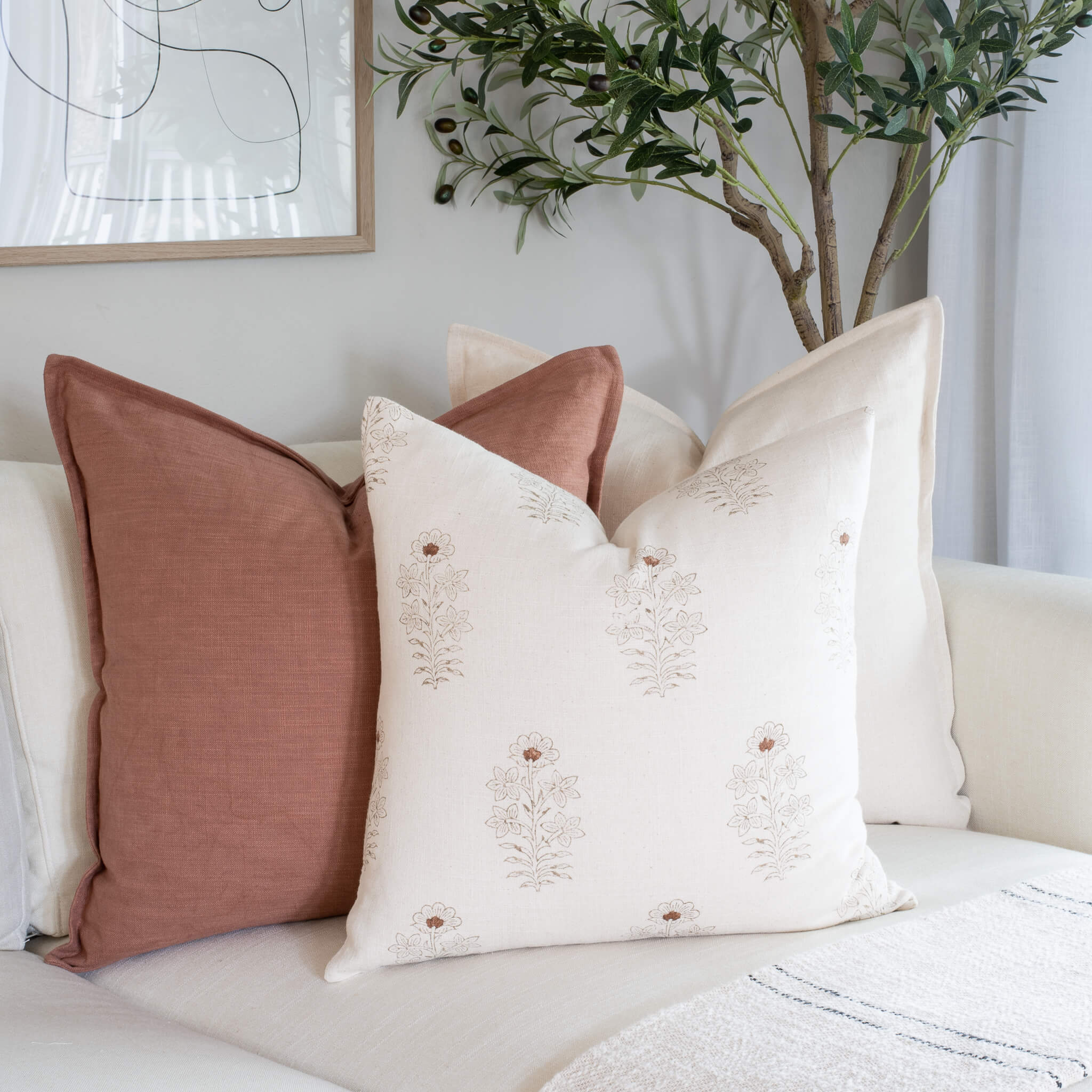Gávea Solid Color Pillow Cover | Terracotta - Image 7