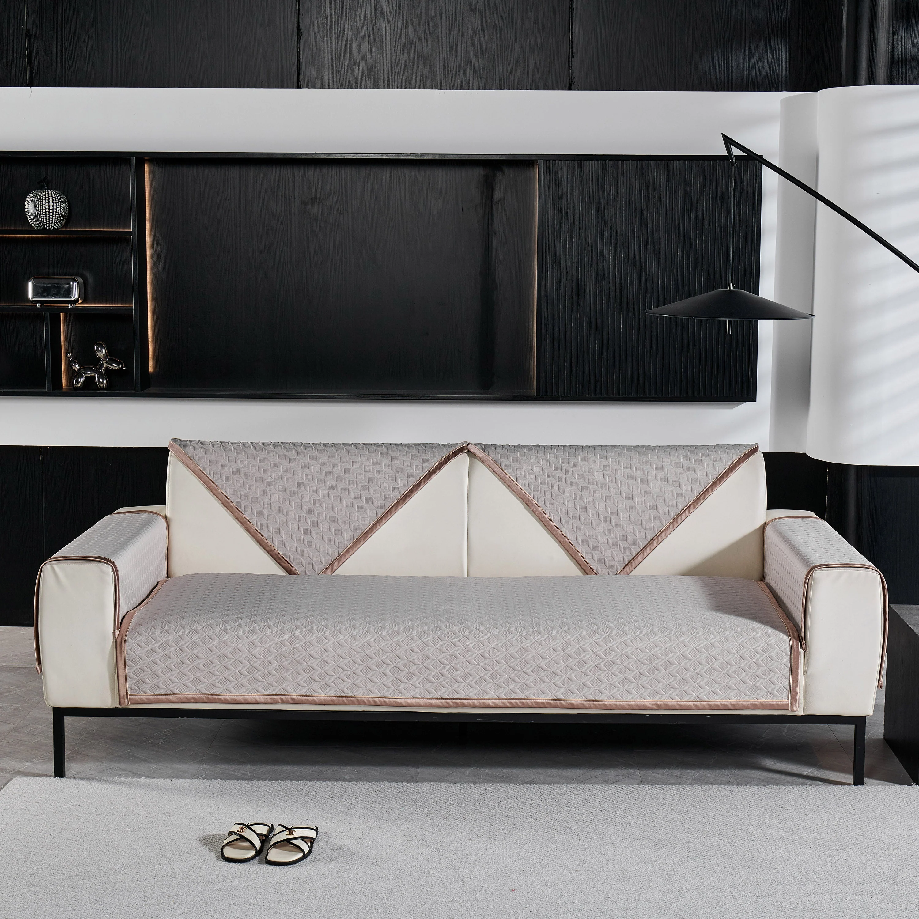 Geometric 3D Sofa Cover, Non-Slip Couch Protector for Seat, Backrest & Armrest - Image 15