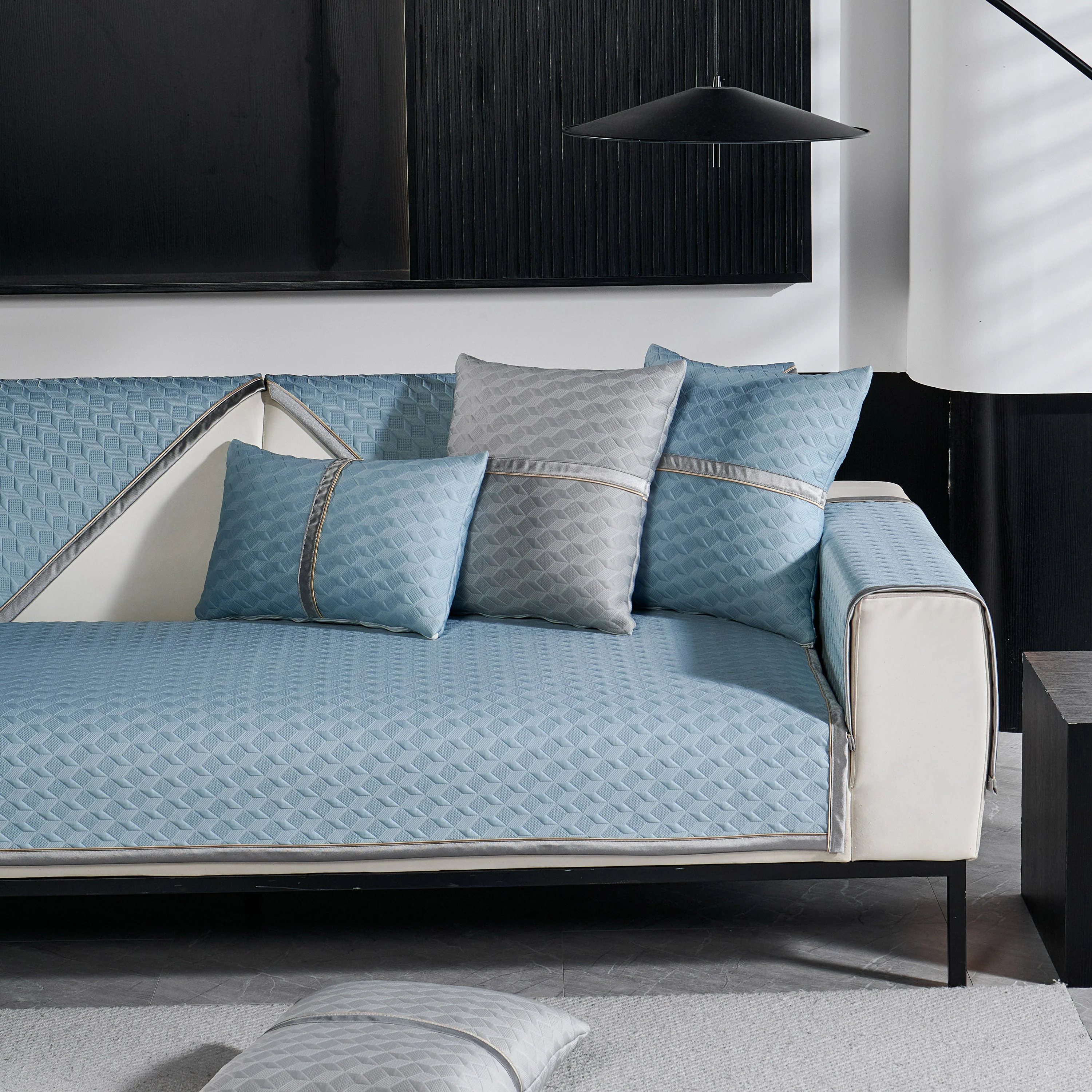 Geometric 3D Sofa Cover, Non-Slip Couch Protector for Seat, Backrest & Armrest - Image 20