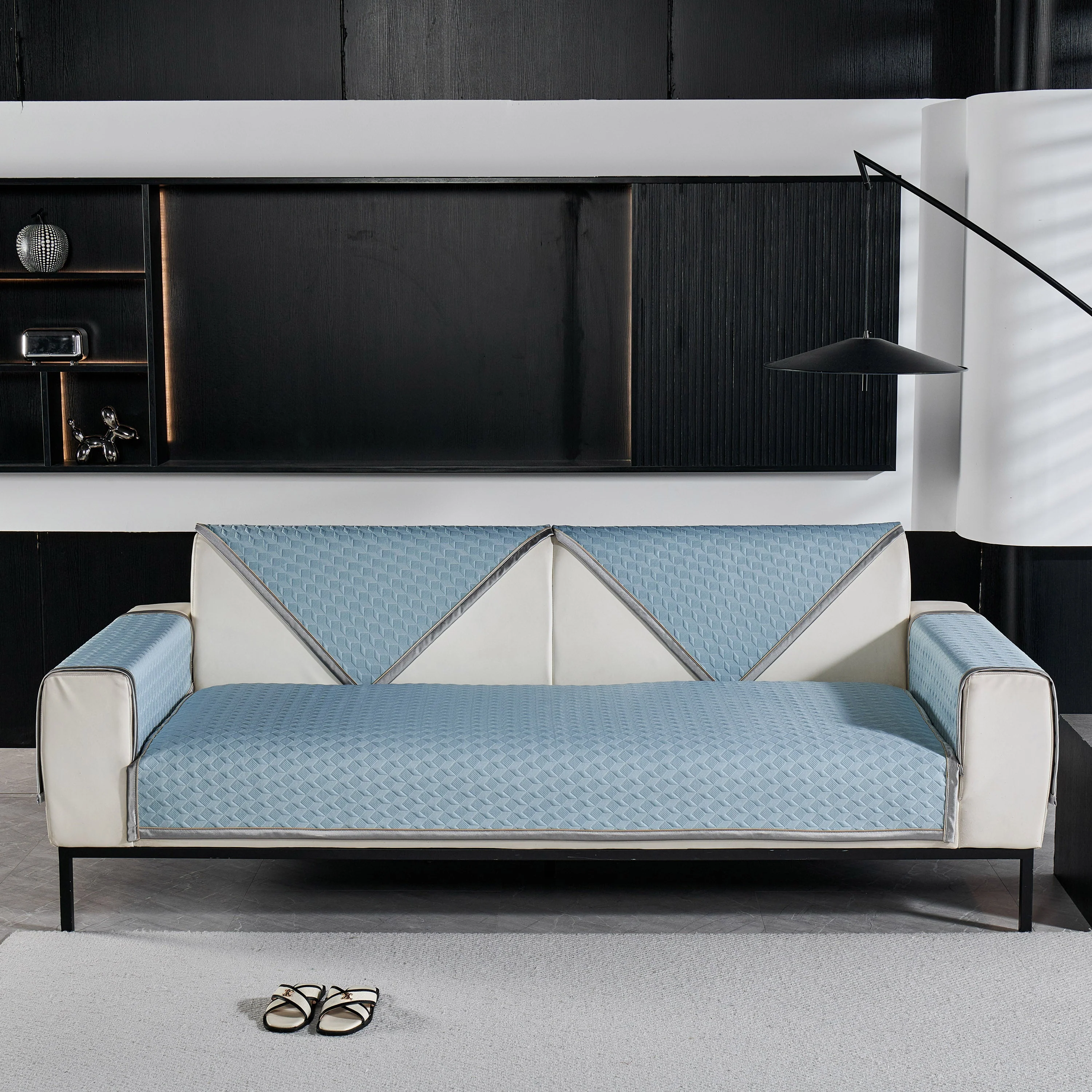 Geometric 3D Sofa Cover, Non-Slip Couch Protector for Seat, Backrest & Armrest - Image 21