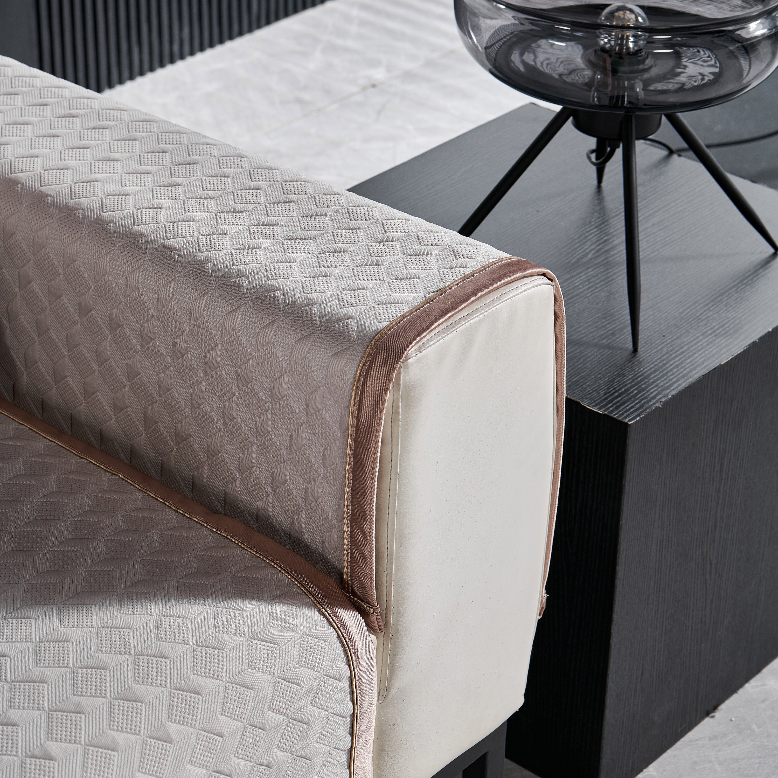 Geometric 3D Sofa Cover, Non-Slip Couch Protector for Seat, Backrest & Armrest - Image 4