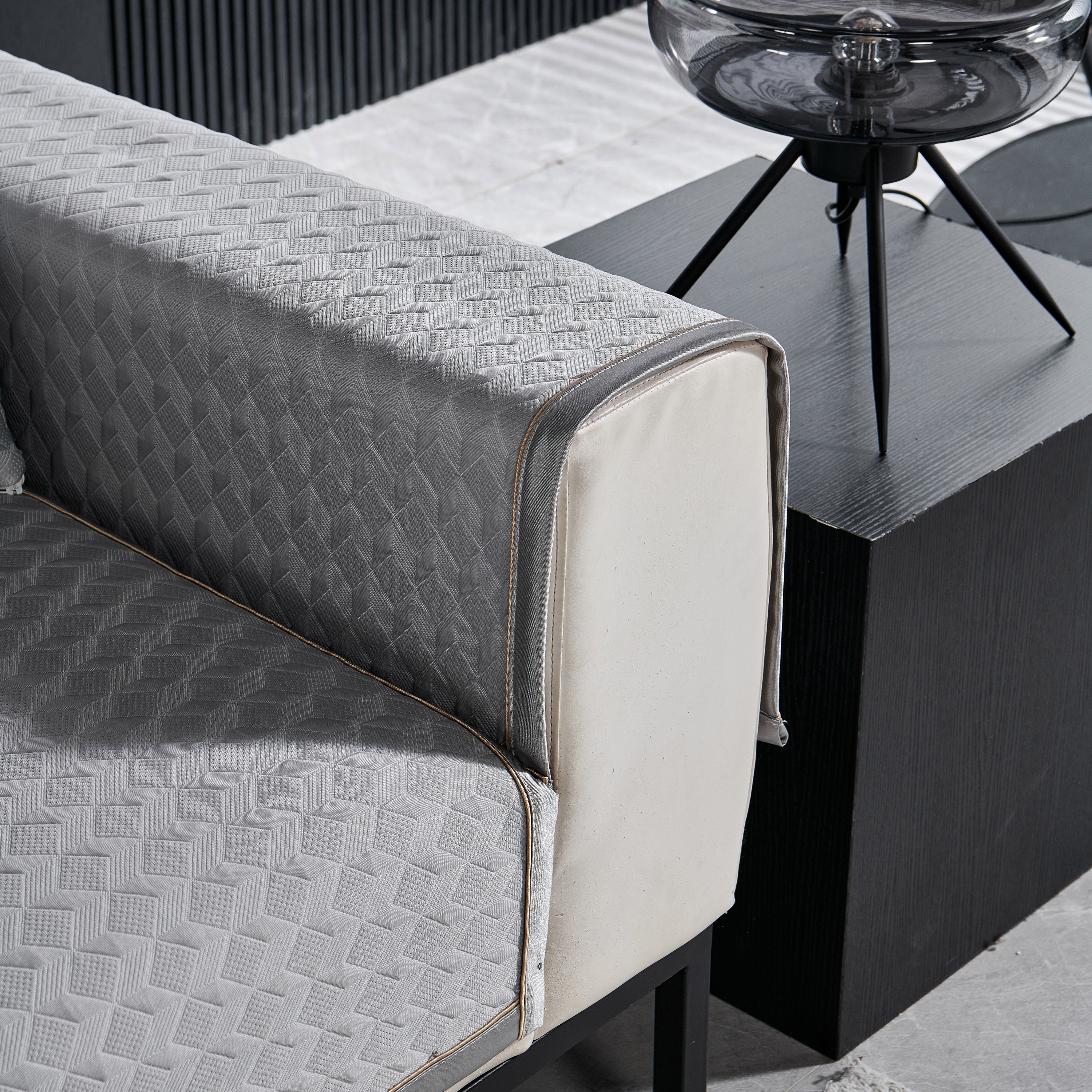 Geometric 3D Sofa Cover, Non-Slip Couch Protector for Seat, Backrest & Armrest - Image 41