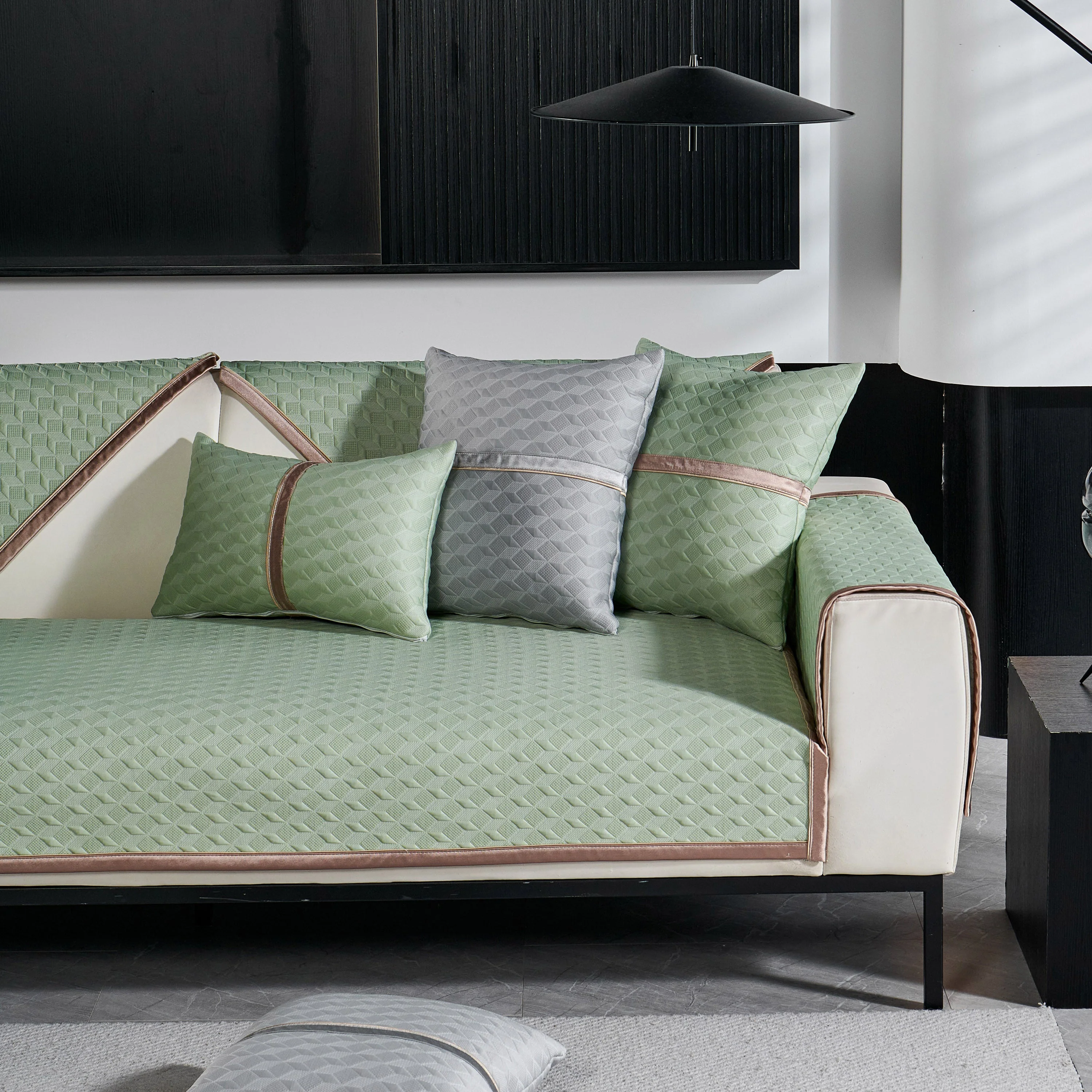 Geometric 3D Sofa Cover, Non-Slip Couch Protector for Seat, Backrest & Armrest - Image 52