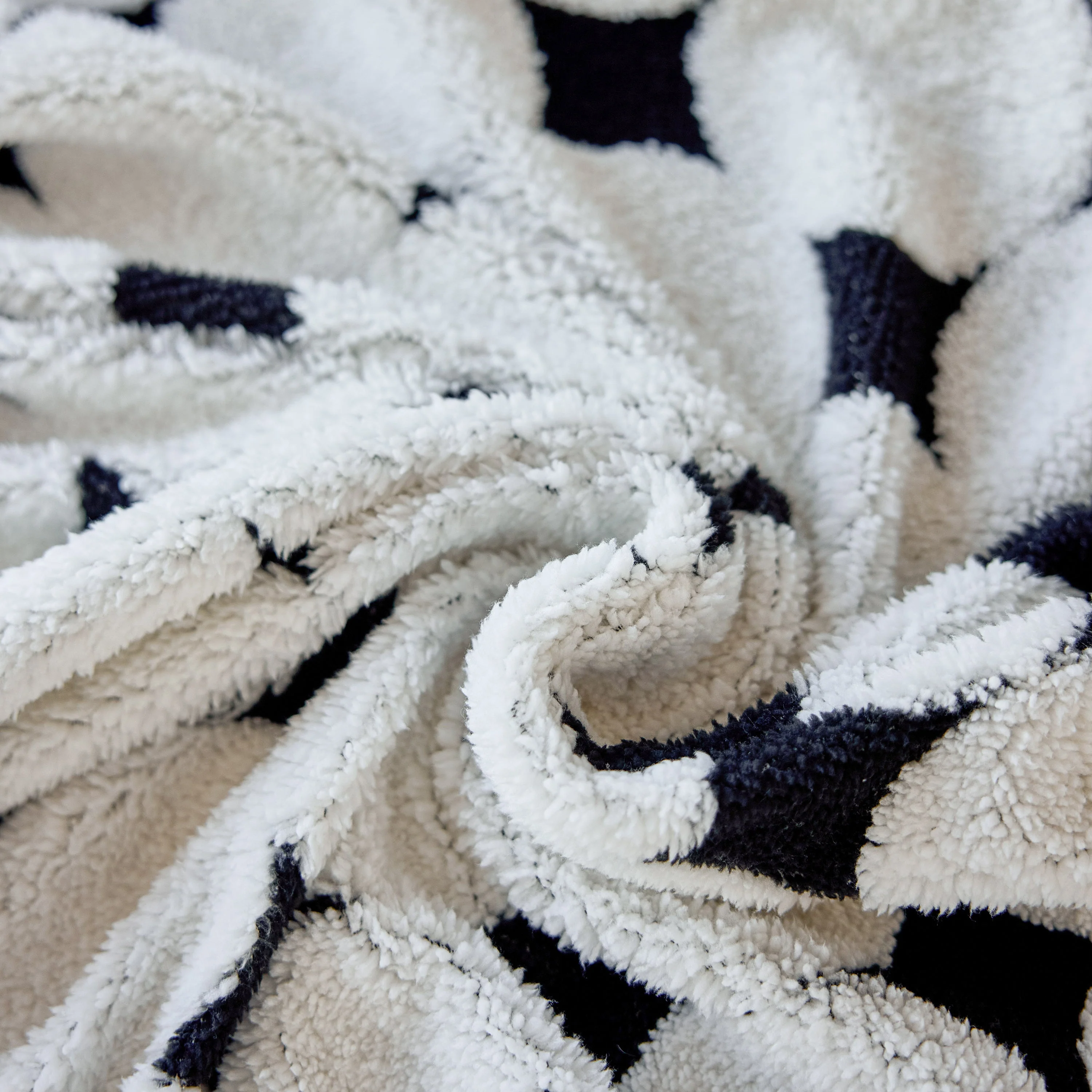 Geometric Jacquard Plush Warm Sofa Couch Cover Coral Fleece Throw Blanket for Couch - Image 50