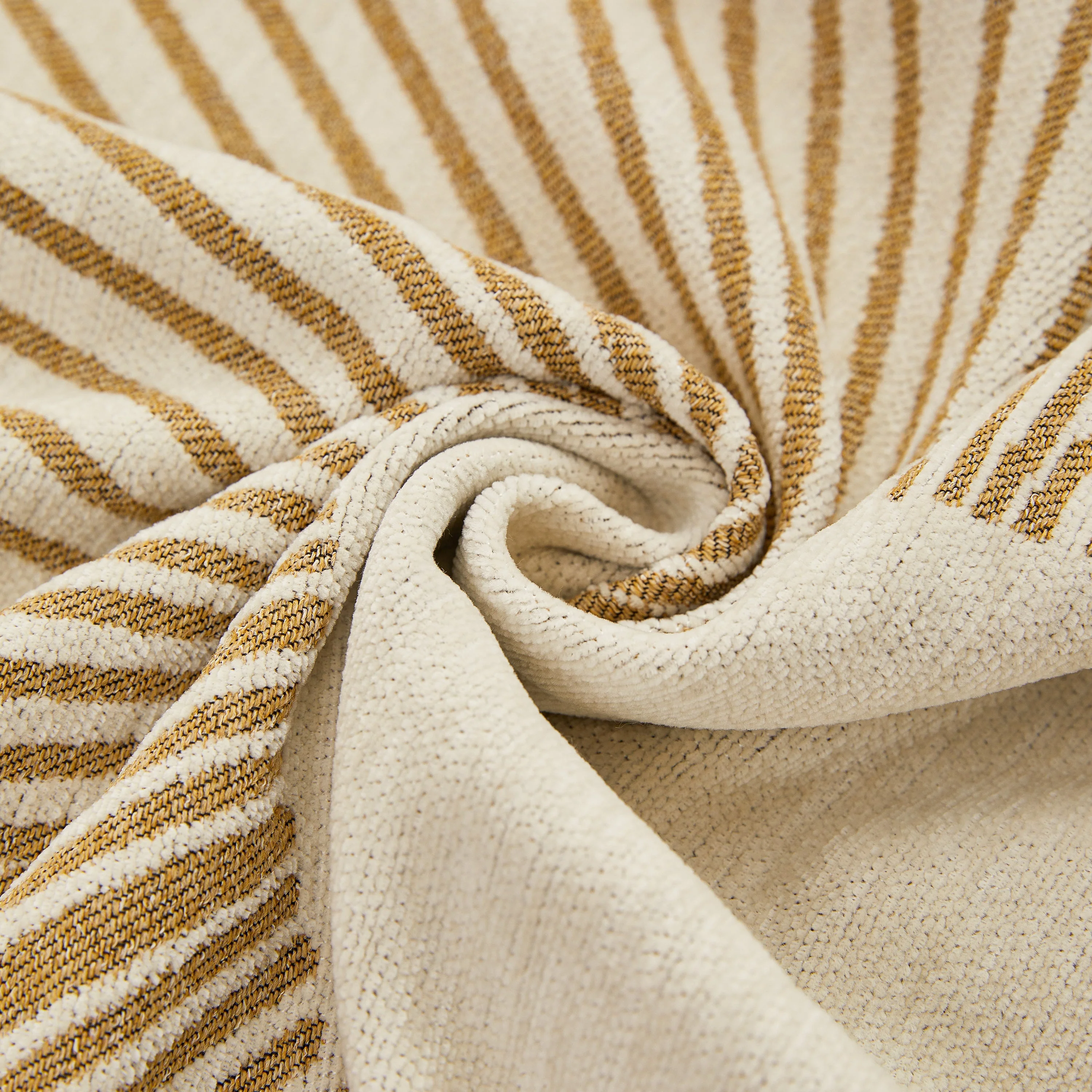 Geometric Radial Striped L-Shape Sofa Cover: Thick, Reversible Furniture Blanket for Kids and Pets - Image 3