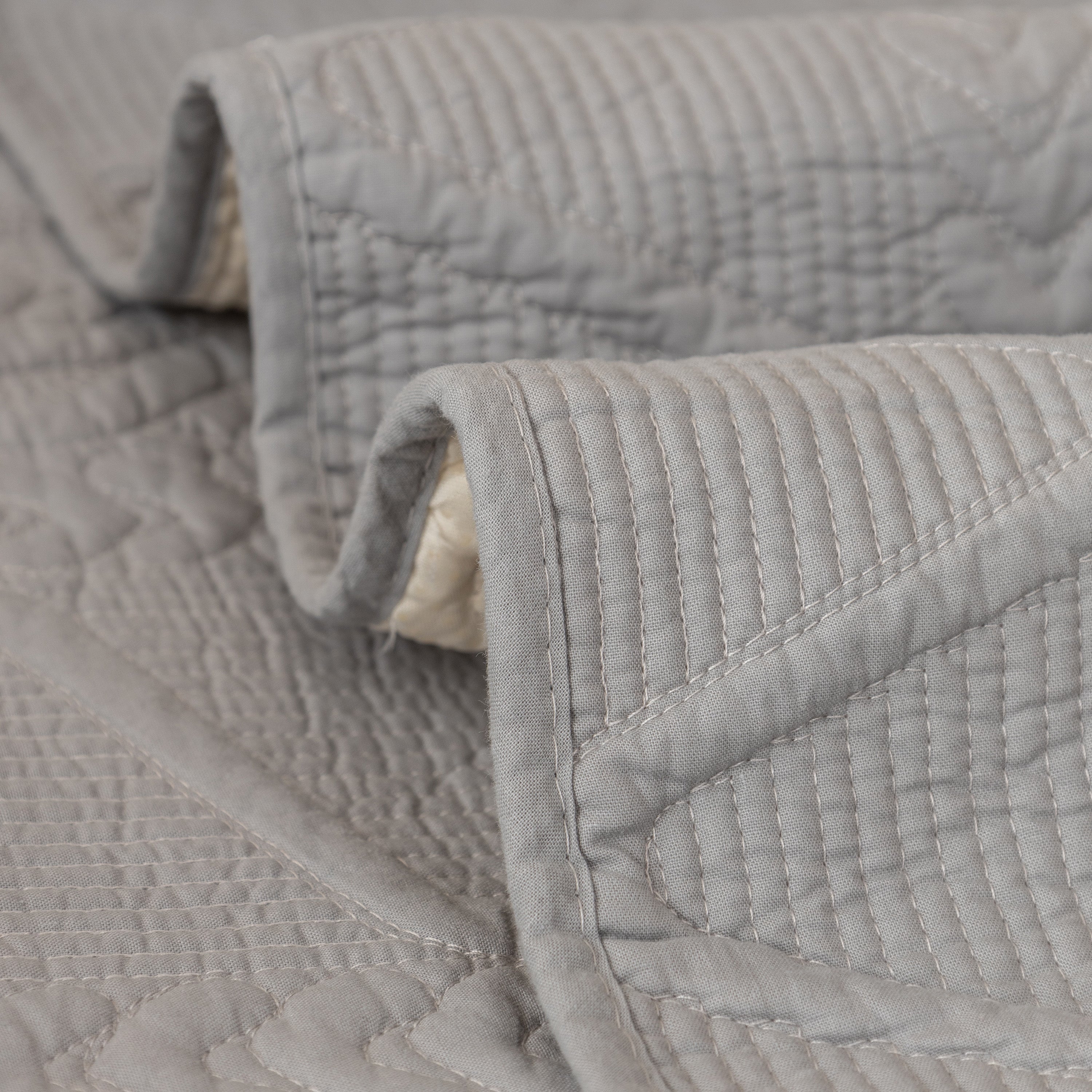 Geometric Textured Cotton Quilted Sofa Cover, Non-Slip Washable Couch Protector - Image 8