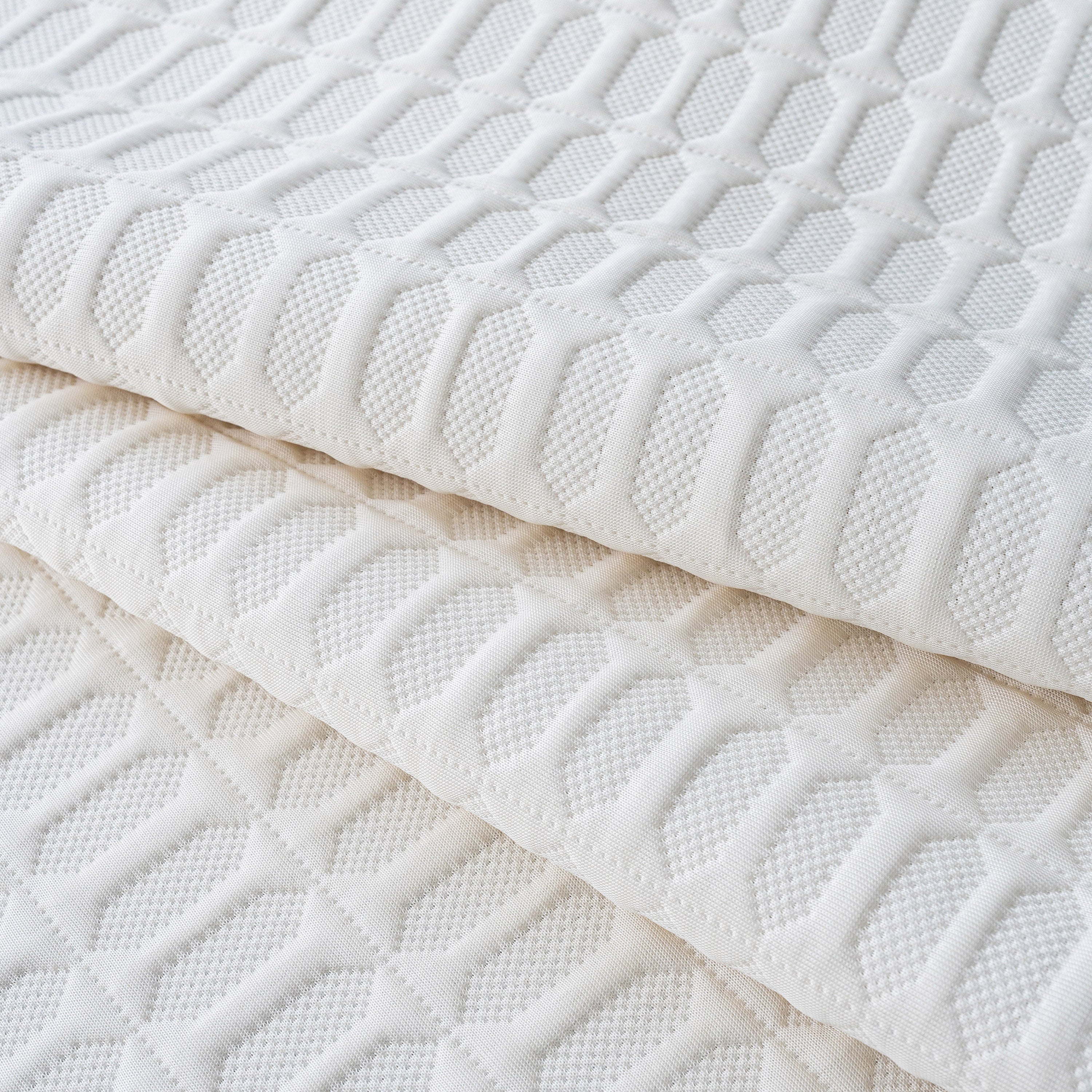 Geometric Textured Couch Slipcover Protector Non-Slip Ice Silk Sofa Cover for Couch - Image 41