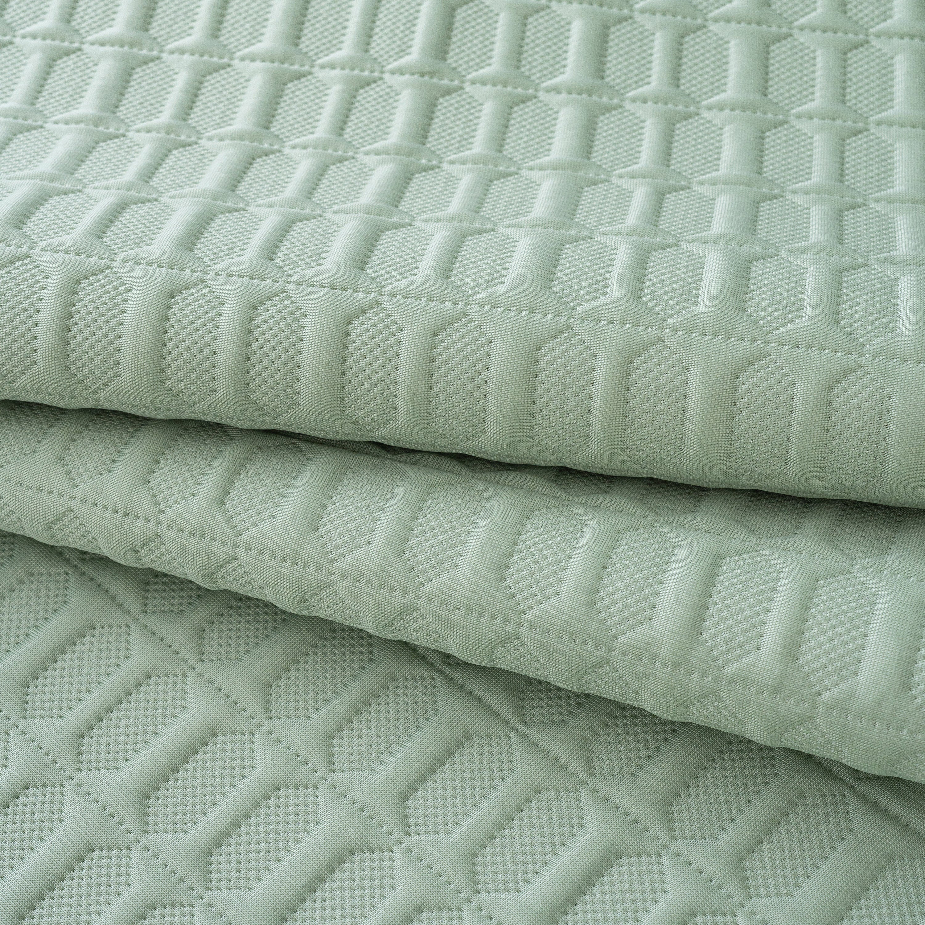 Geometric Textured Couch Slipcover Protector Non-Slip Ice Silk Sofa Cover for Couch - Image 60