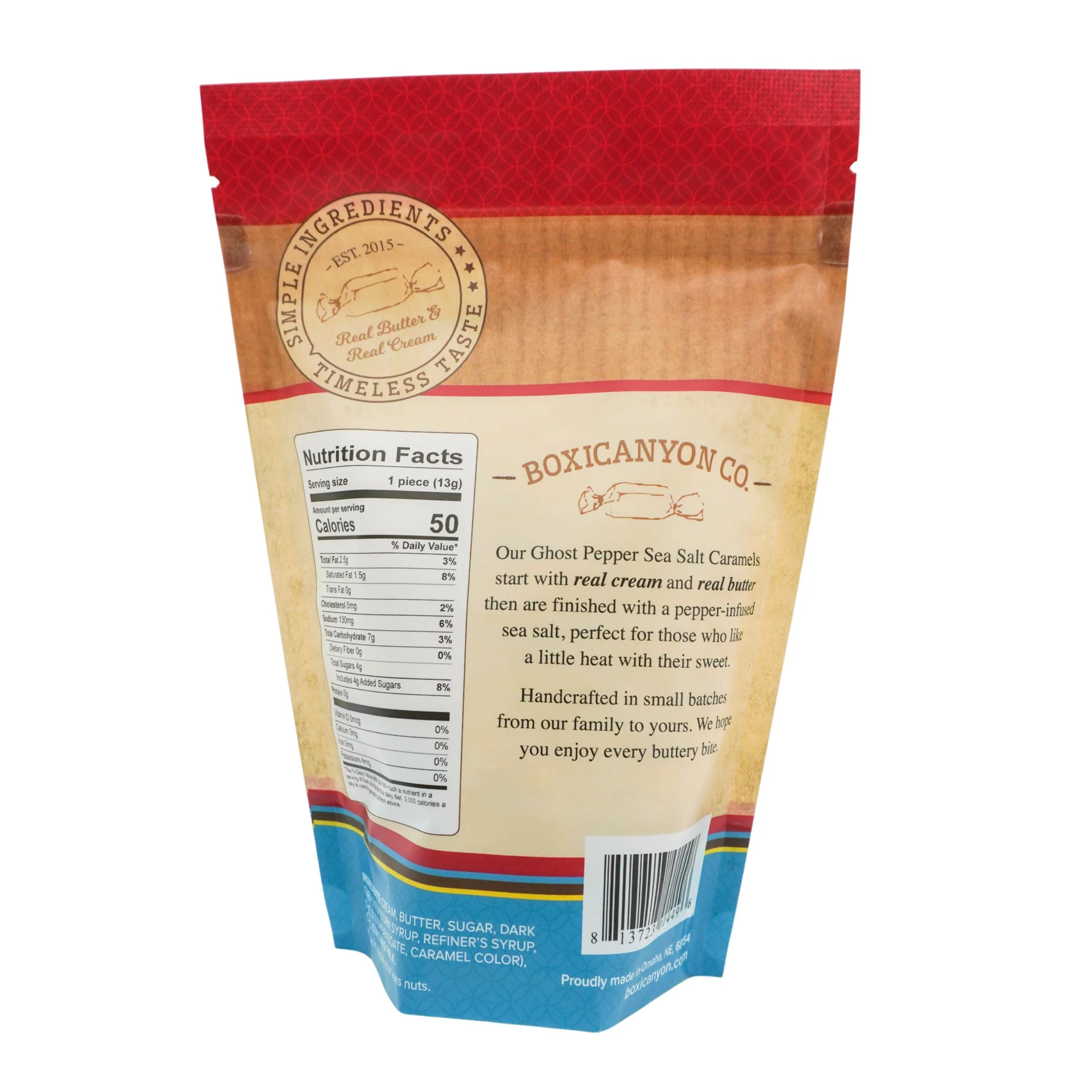 Ghost Pepper Caramels | Pack of 2 | 12 Caramels Each | Boxicanyon Caramels - Image 3
