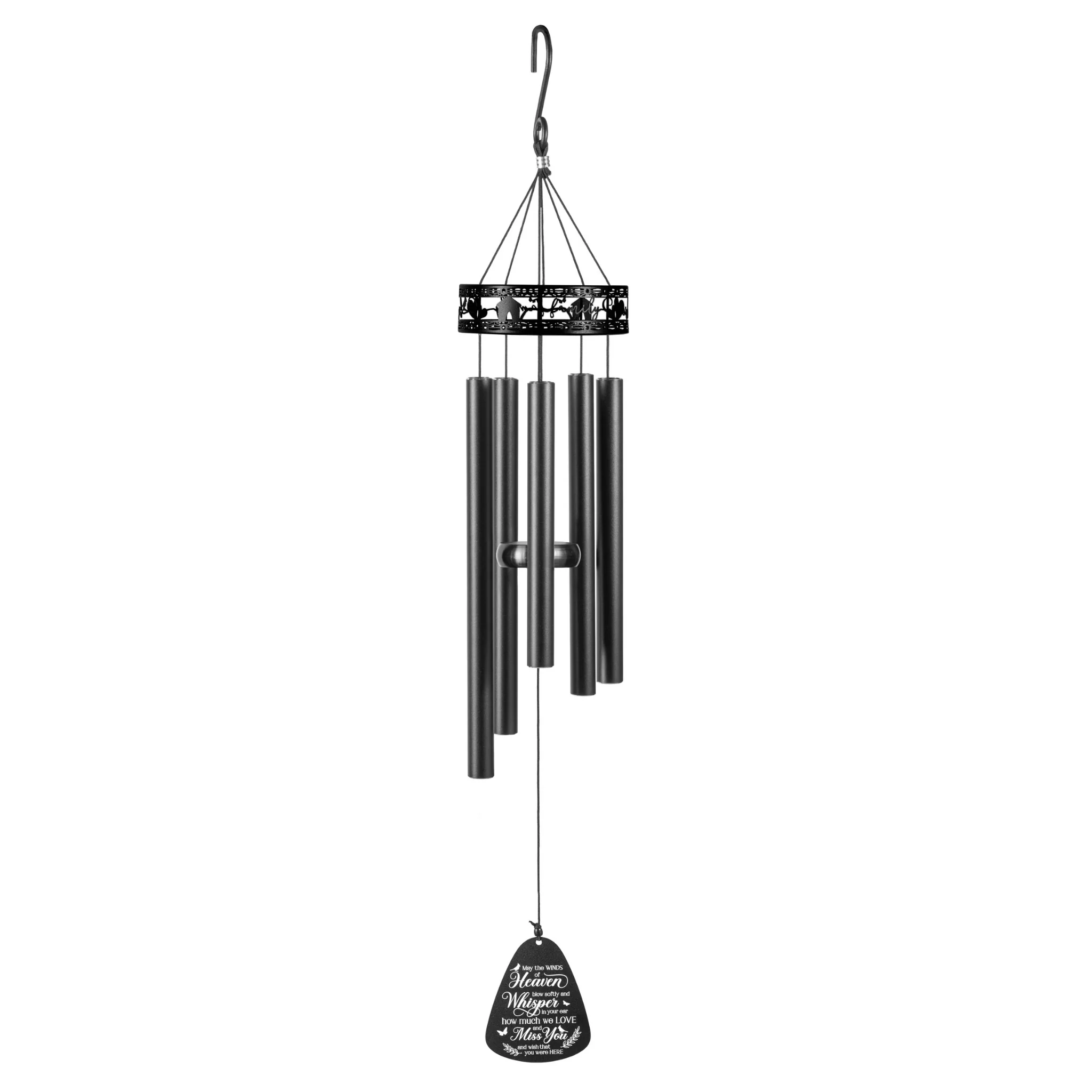 Gift-Bundle - Serenity Family-Love Memorial Wind Chimes, Thoughtful Gift For Special Occasions or Reflections 34" - Image 5