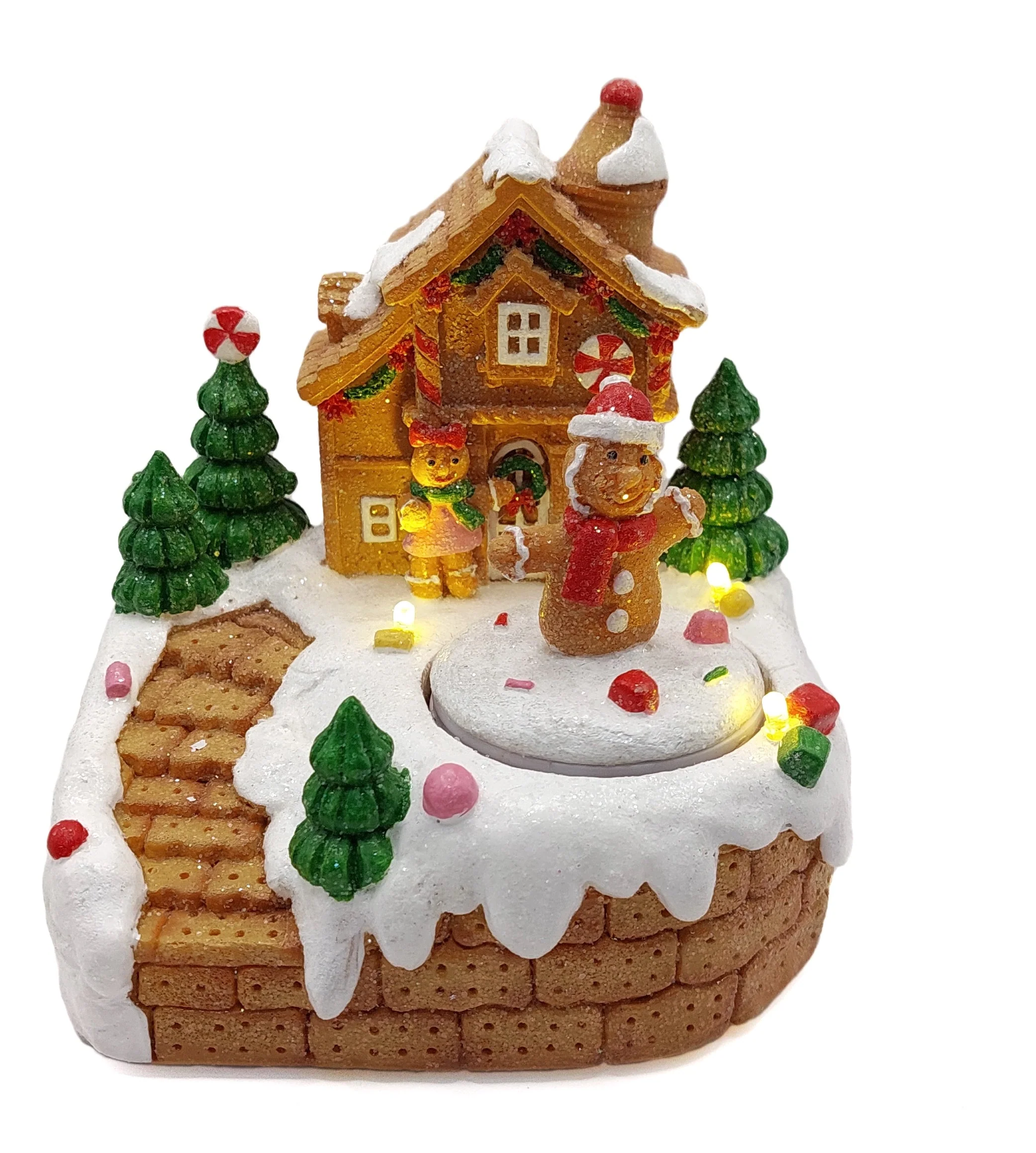 Gingerbread House. Christmas Village Wizardi F07-N1-13-2705A - Image 2