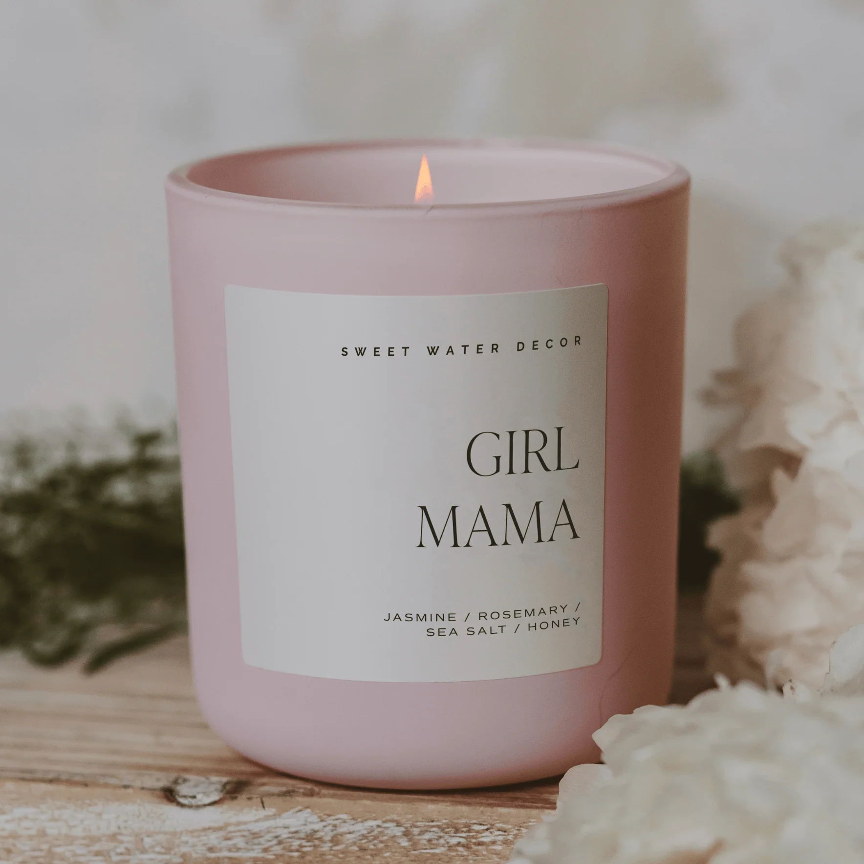 Girl Mama Soy Candle - Pink Matte Jar - 15 oz - Image 2