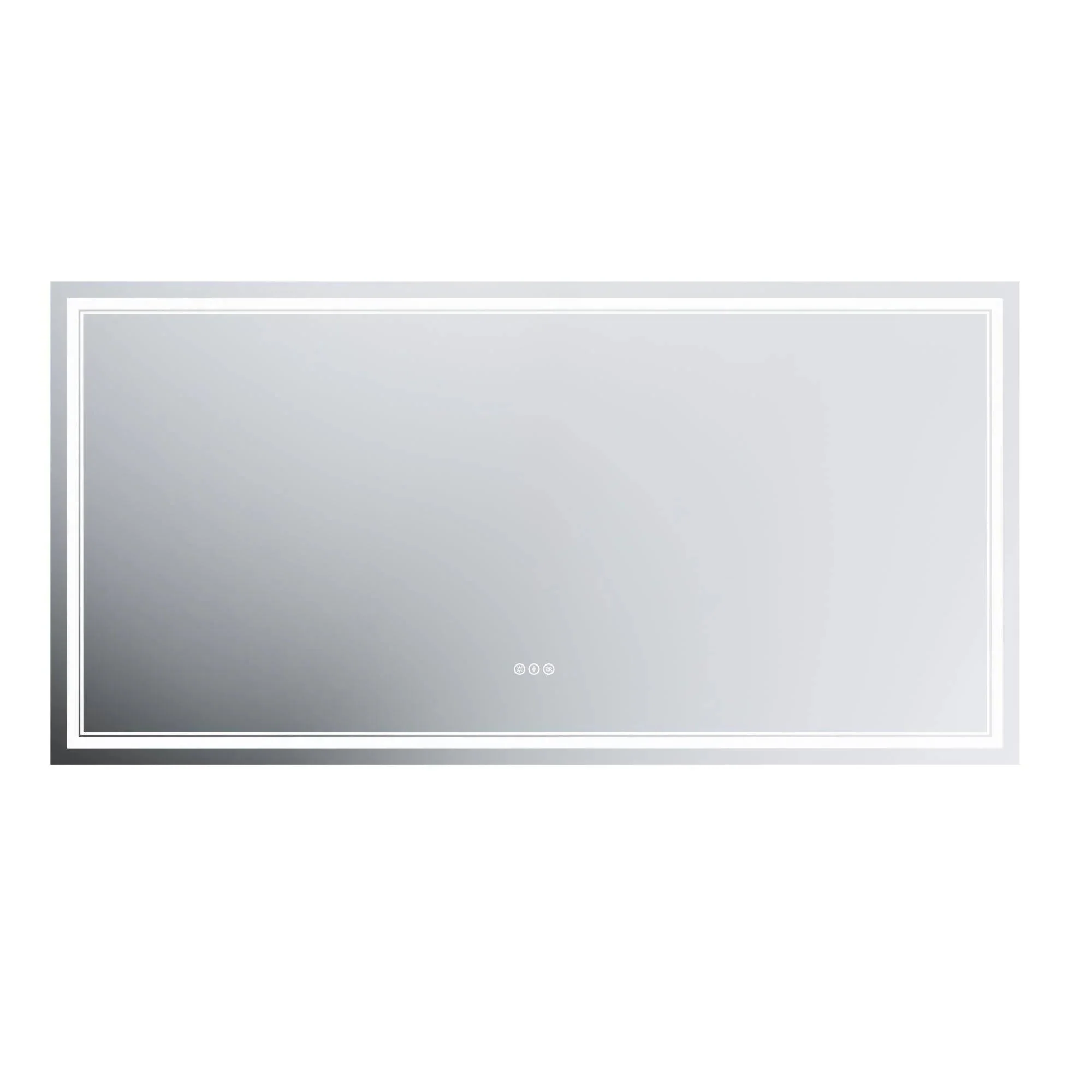GlareGuard Anti-Fog Bathroom Dimmable Led Mirror Backlit Illuminated Mirror Touch Switch - Image 26