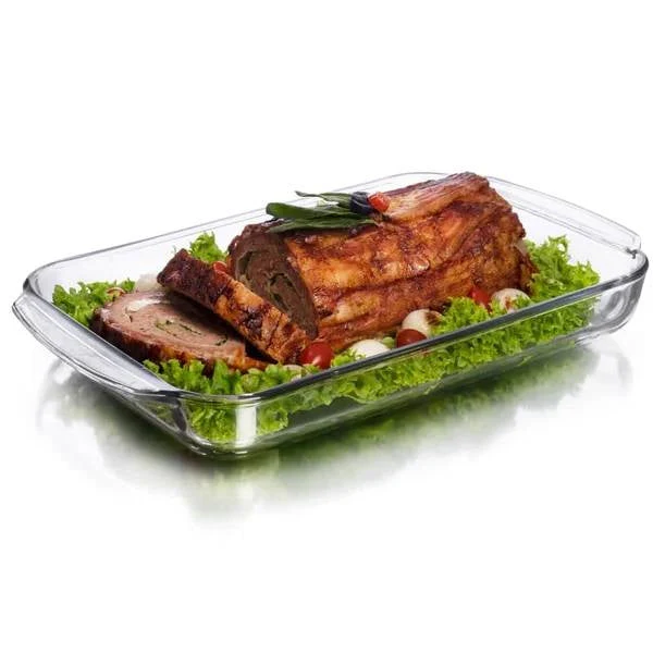 Glass 3-Piece Bakeware Oven Safe Casserole Baking Dish Set - Dishwasher Safe - Image 3