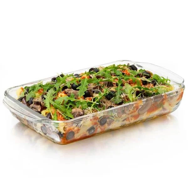 Glass 3-Piece Bakeware Oven Safe Casserole Baking Dish Set - Dishwasher Safe - Image 4