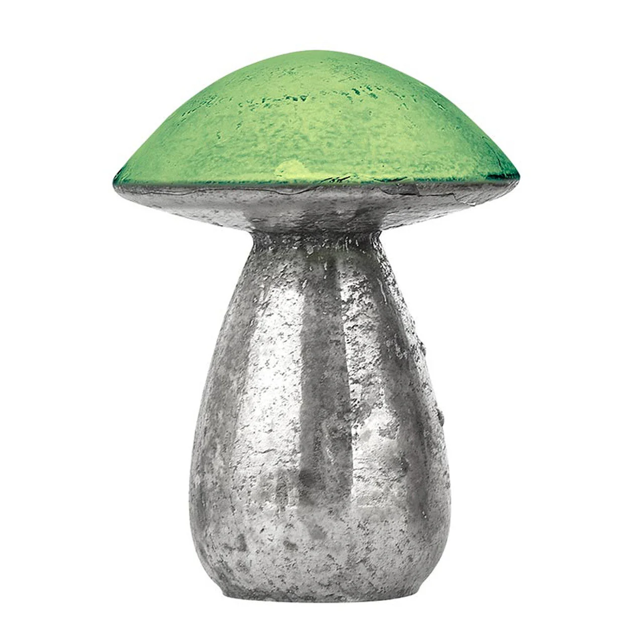 Glass Mushrooms in Set of 4 | Glass Figurines Sculpture for Indoor/Outdoor Decor - Image 3