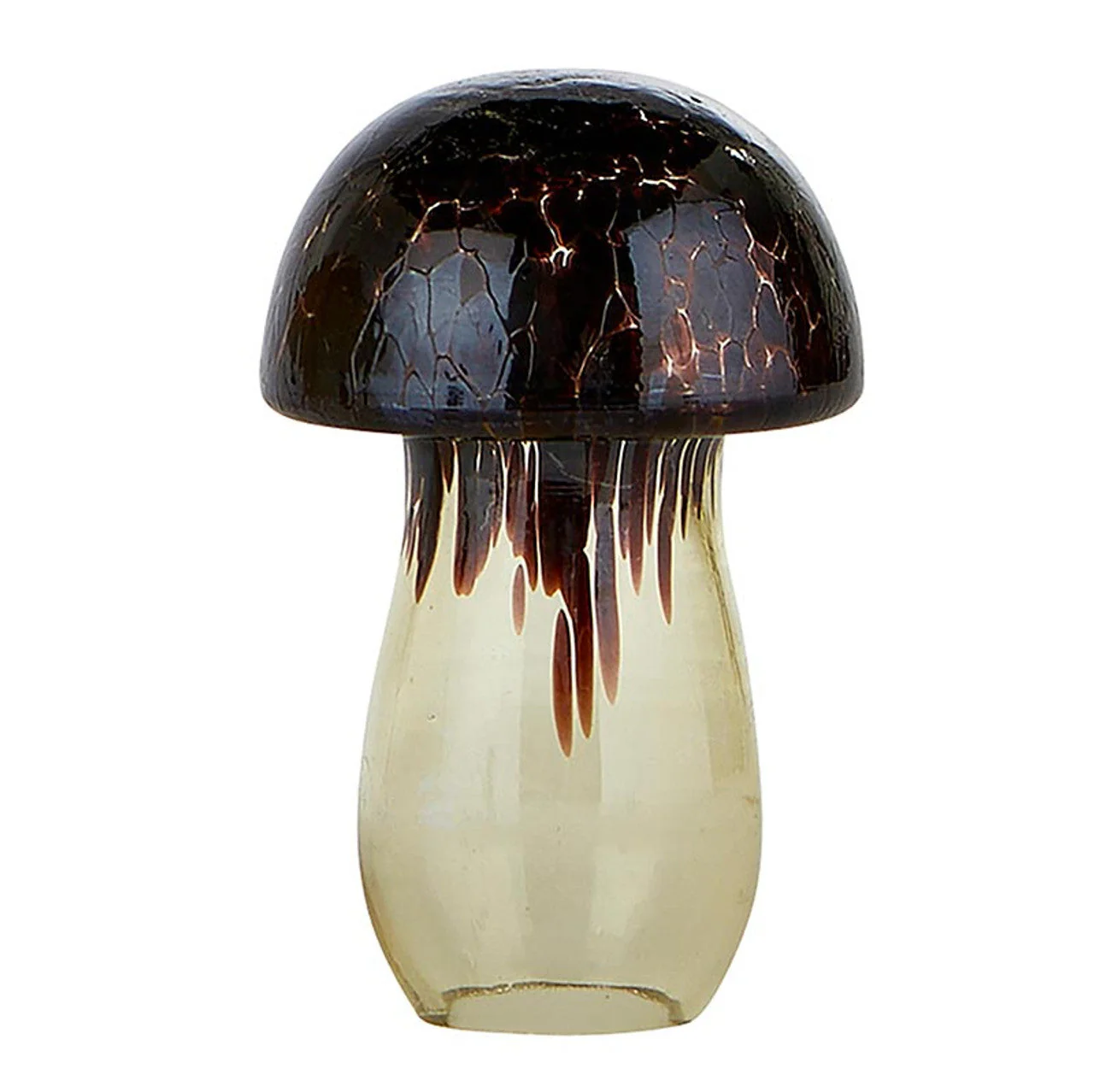 Glass Mushrooms in Set of 4 | Glass Figurines Sculpture for Indoor/Outdoor Decor - Image 6