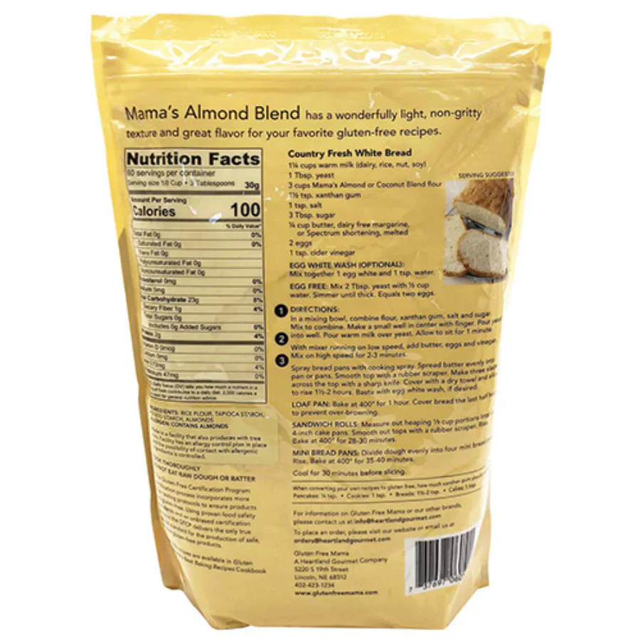 Gluten Free Almond Flour | Pack of 2 | 4 lb | Gluten Free Mama | 6051 - Image 3