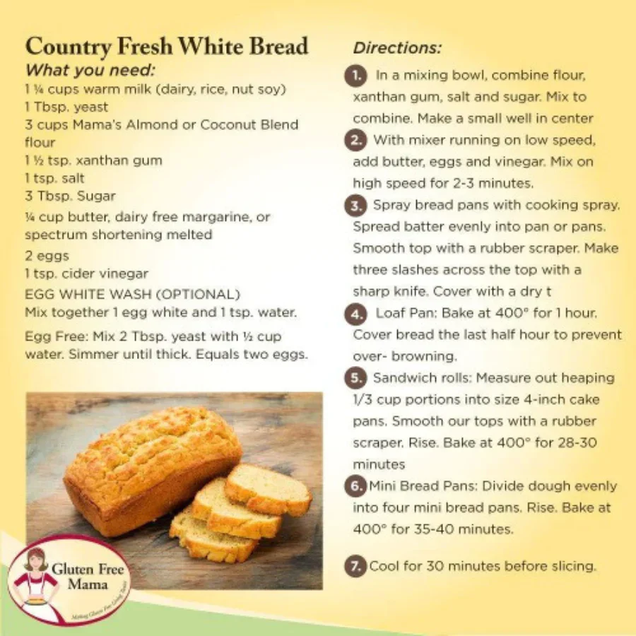 Gluten Free Almond Flour | Pack of 4 | 4 lb | Shipping Included | Gluten Free Mama | 6051 - Image 4