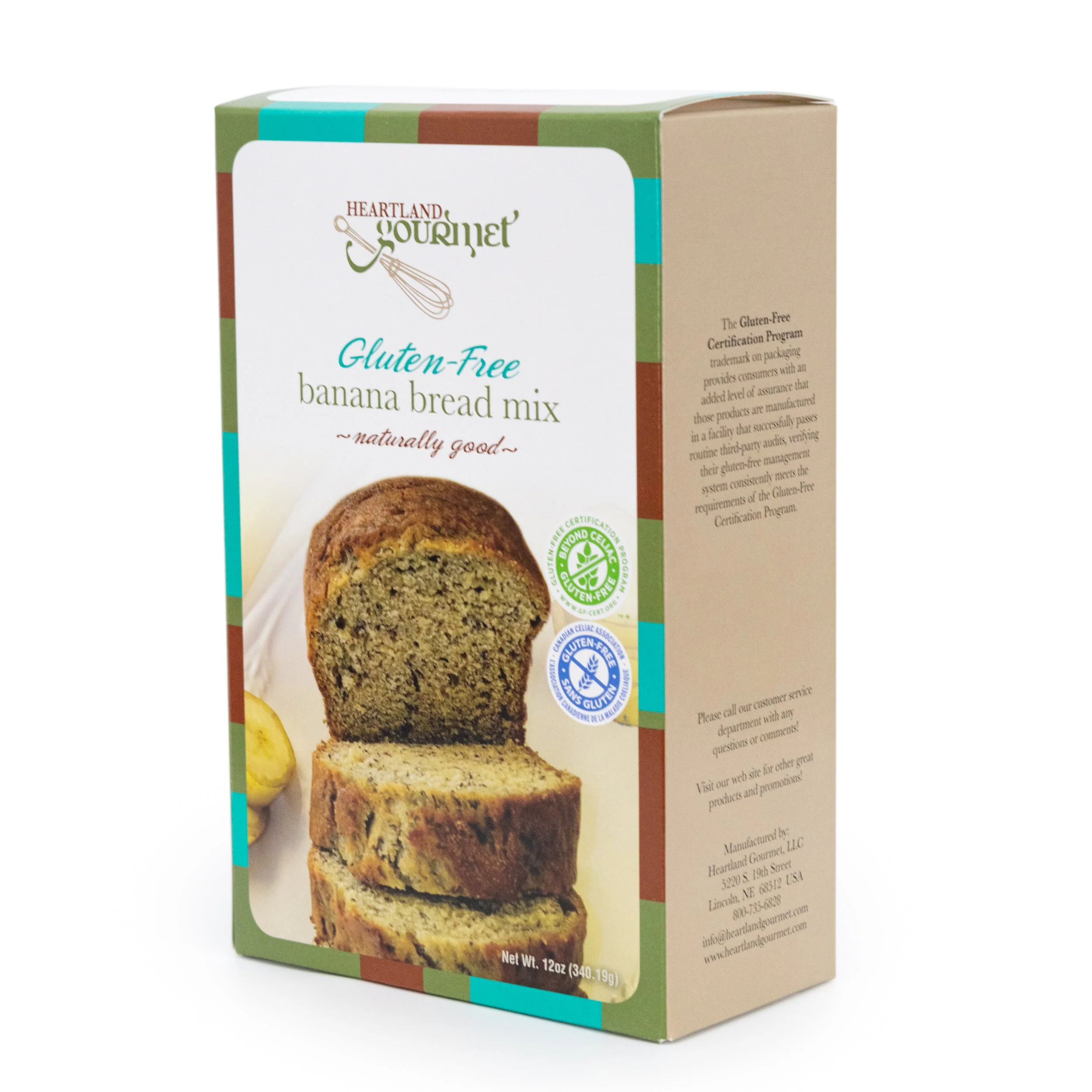 Gluten Free Banana Bread Mix | Pack of 6 | 16 oz | Heartland Gourmet | 2027 - Image 2